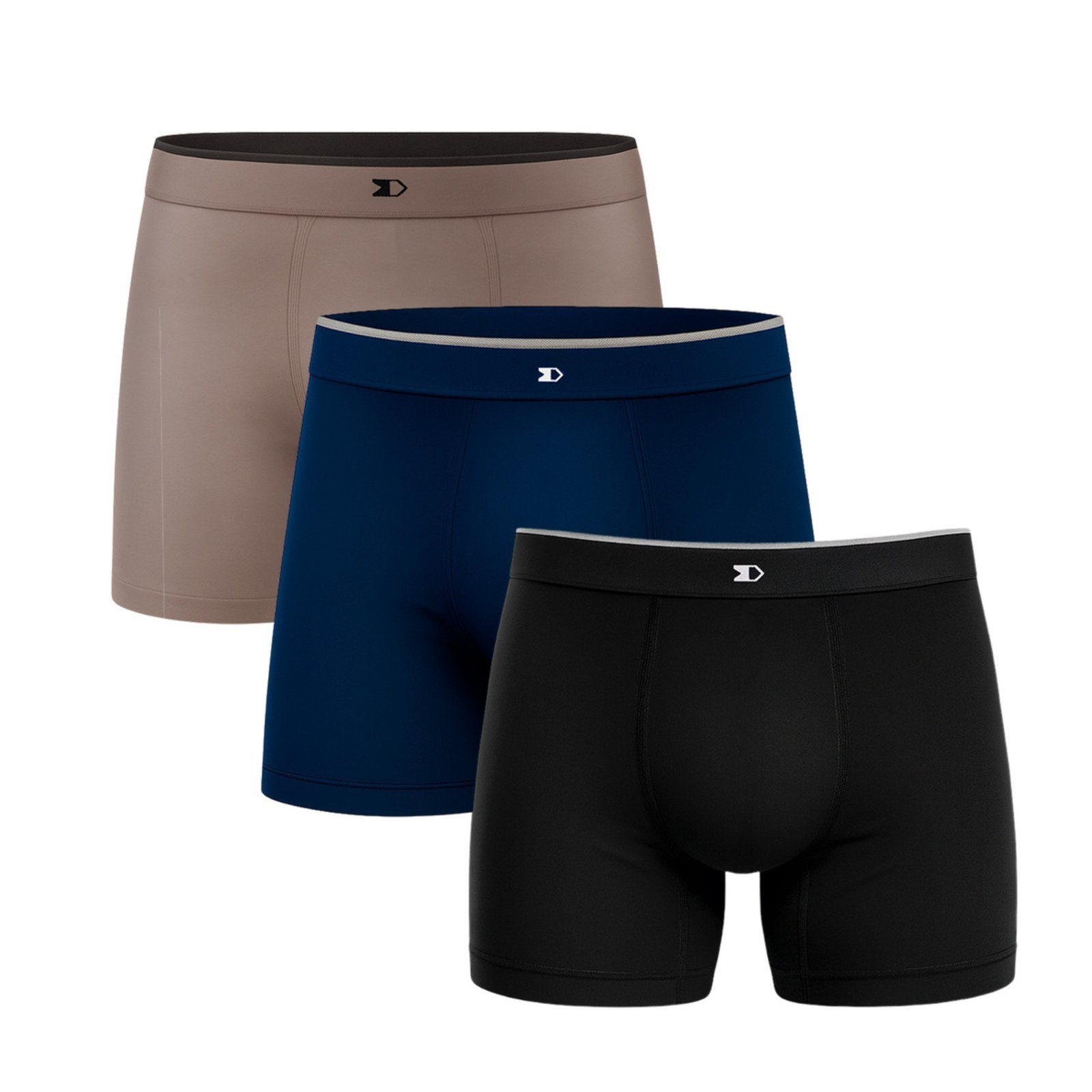 Kit 3 Cuecas Boxer Sandrini Night Sem Costura Ultra Conforto