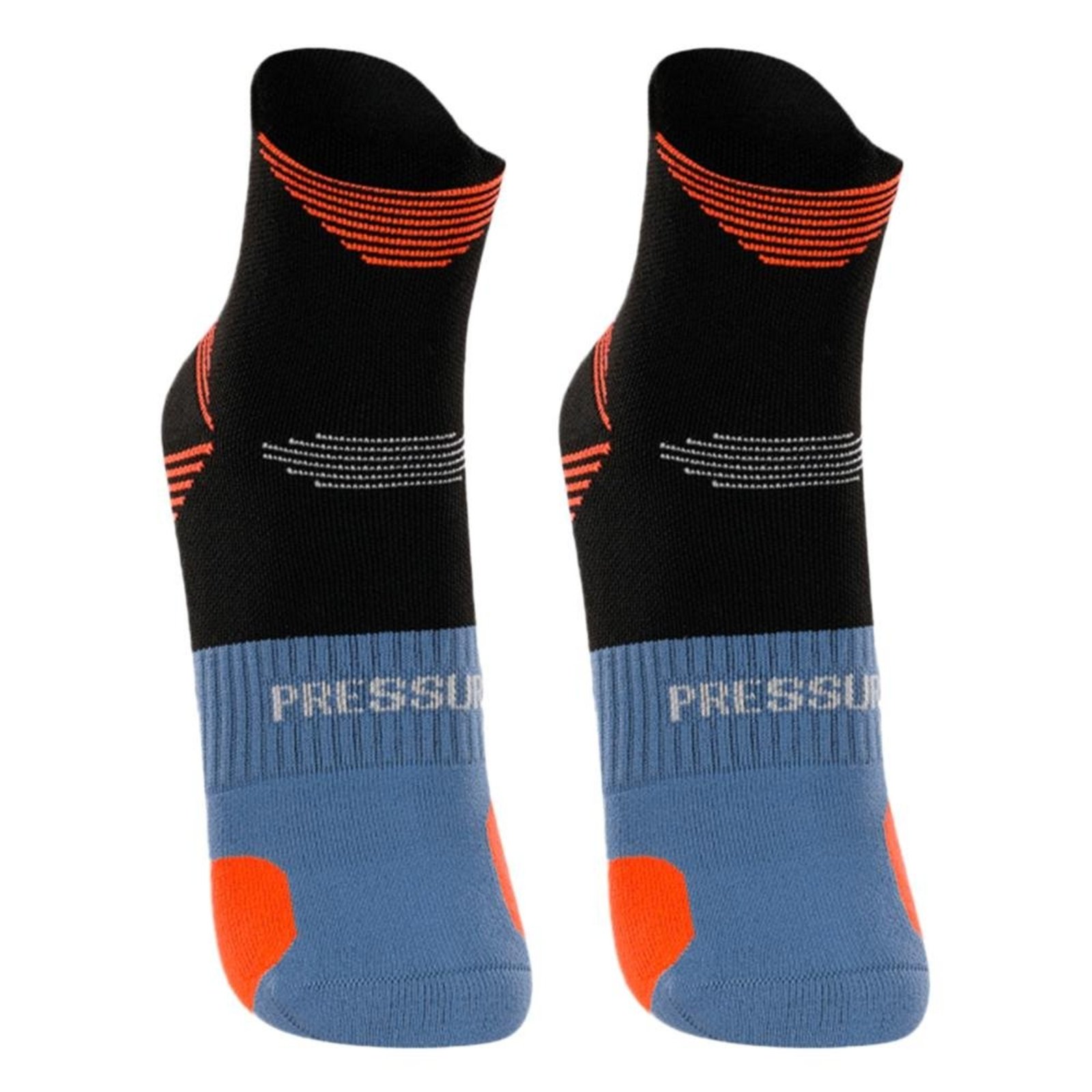Vista 3 Meia Lupo Running Power Adulto Masculino Curta Poliamida preto Lupo preto
