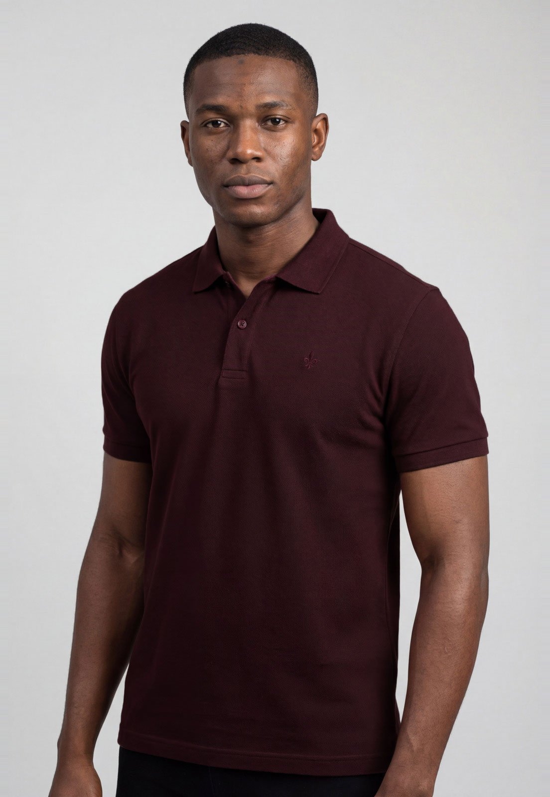 Polo Masculina Dudalina Gola Polo Vinho