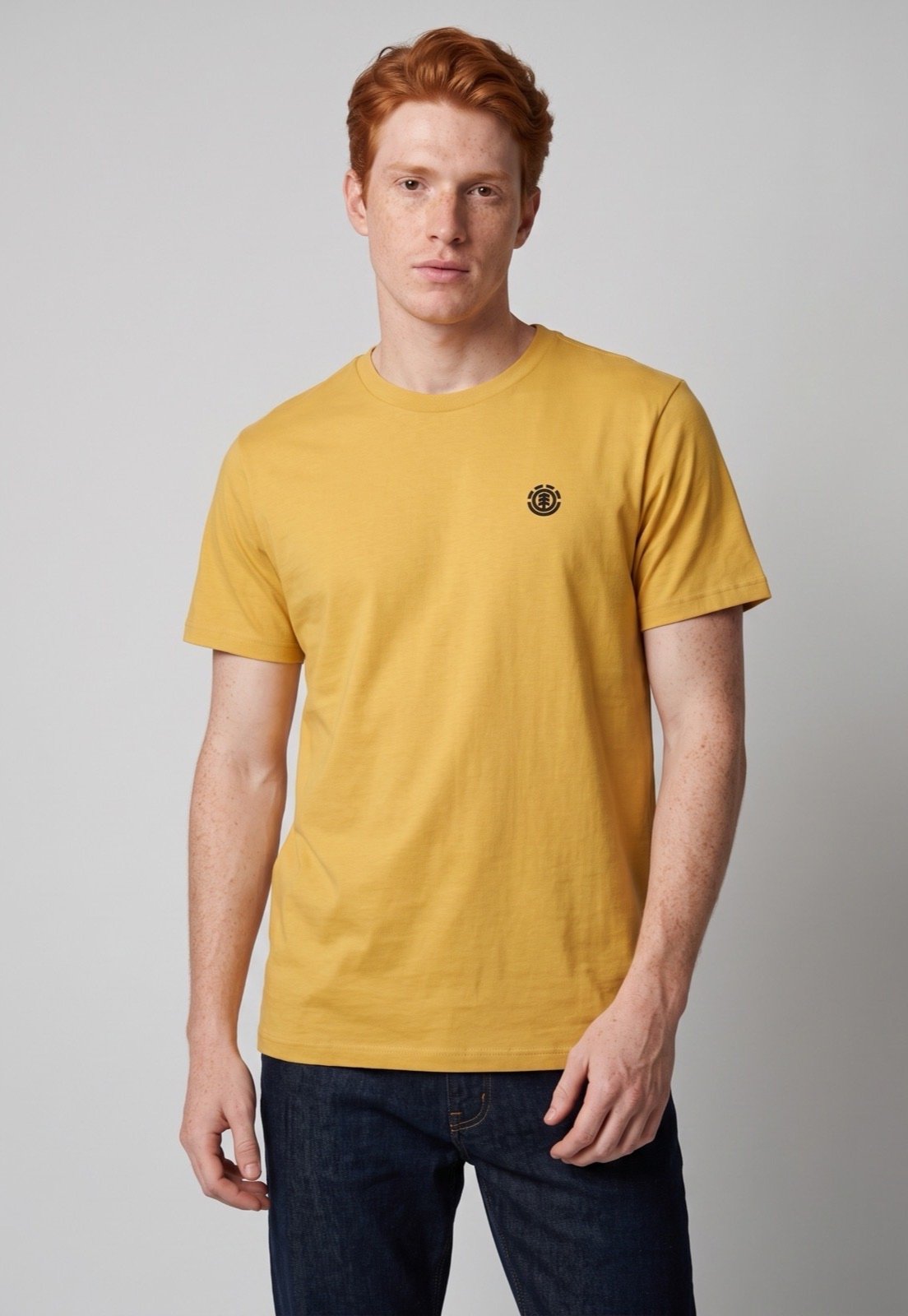 Camiseta Masculina Element Basic Crew Amarela