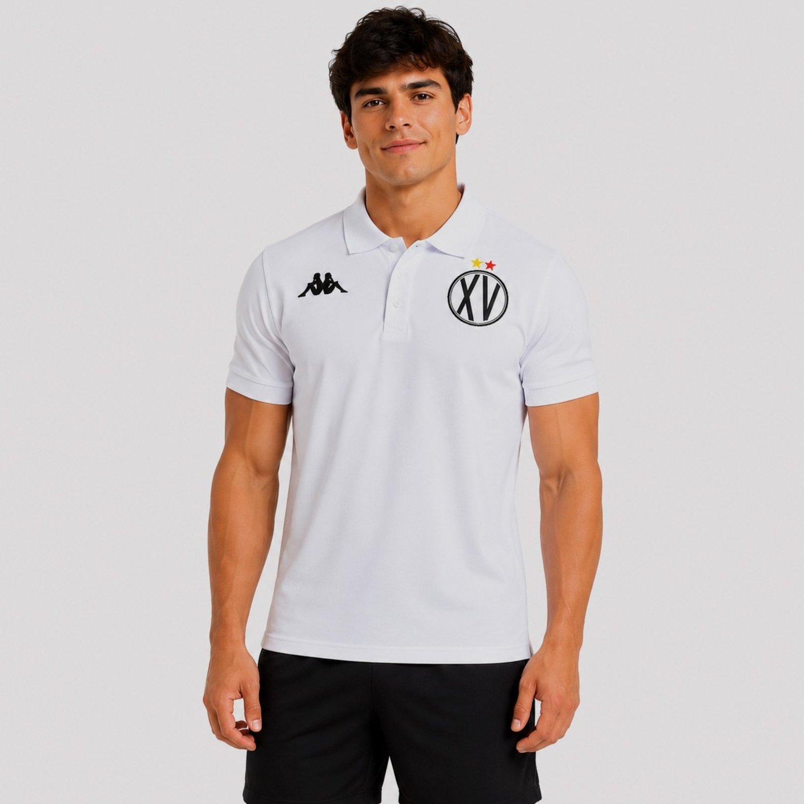 Polo Kappa Piquet Xv de Novembro 2026 Branca