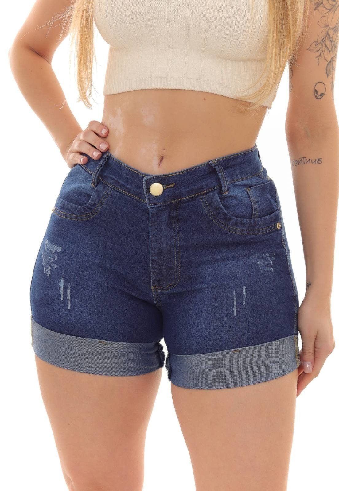 Shorts Meia Coxa GARAIS MODA Pino – Conforto e Estilo Casual para o Dia a Dia