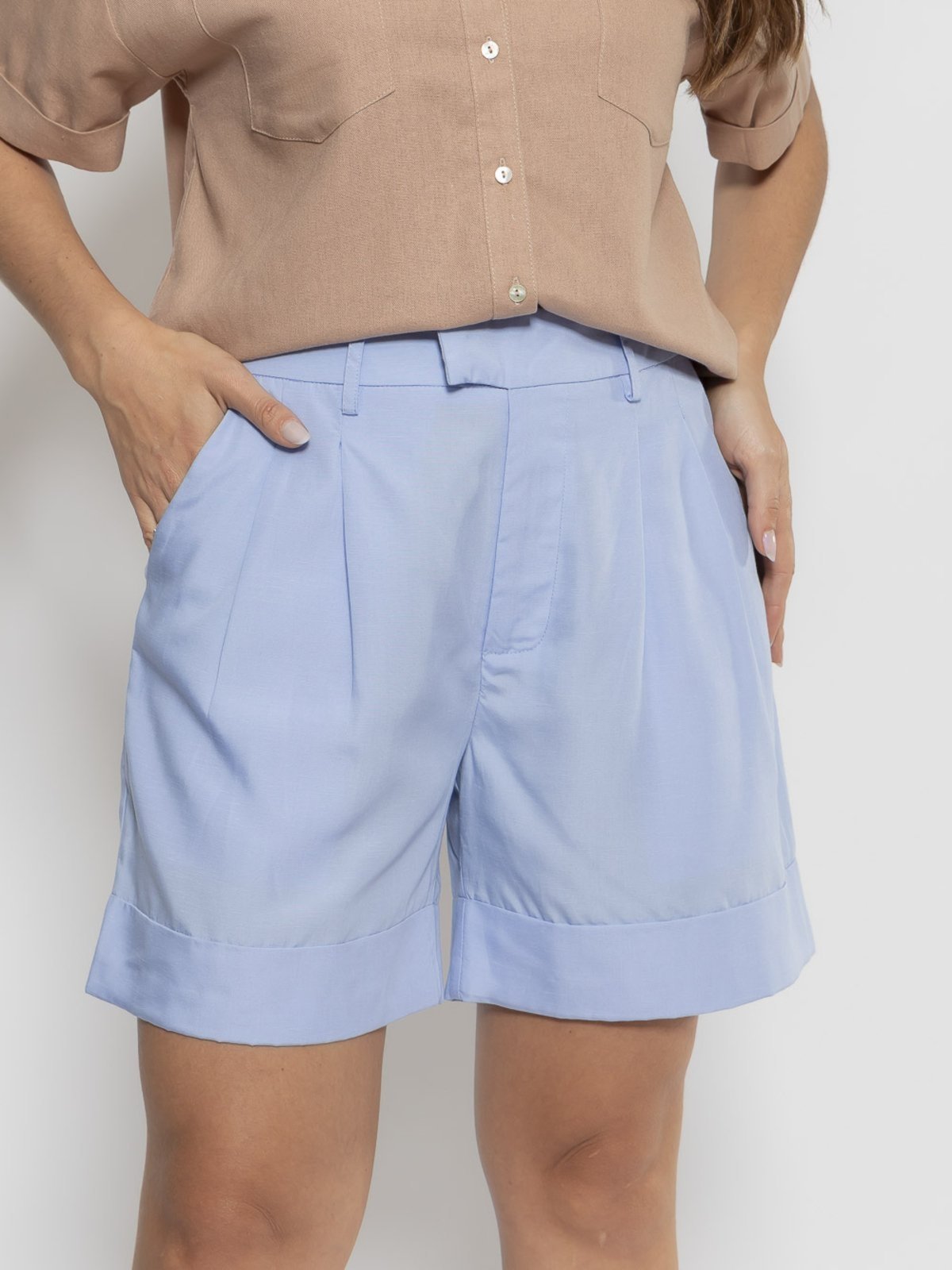Shorts Linho Feminino Básico Crocker – 50626