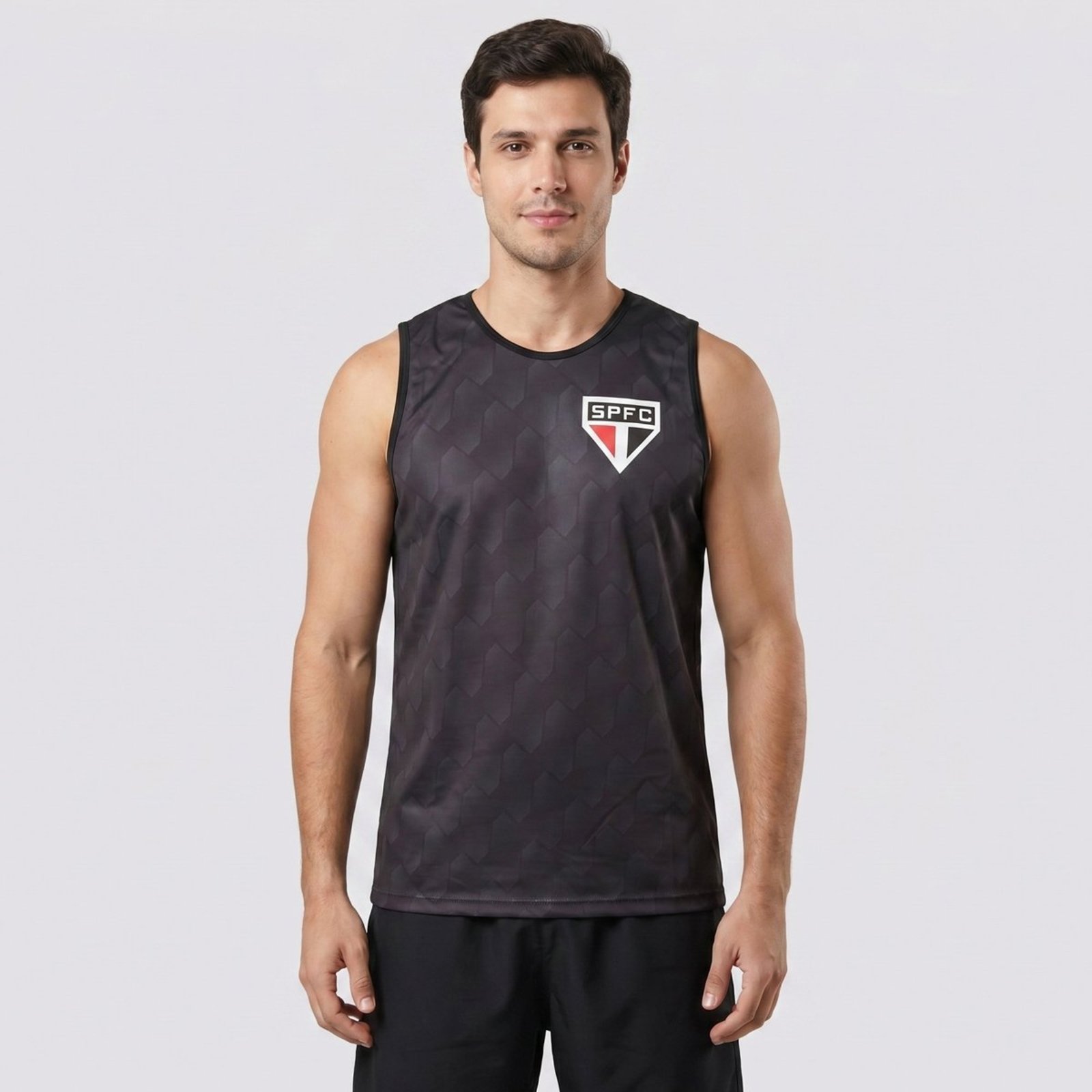 Regata São Paulo Esportiva Sublimada Preta