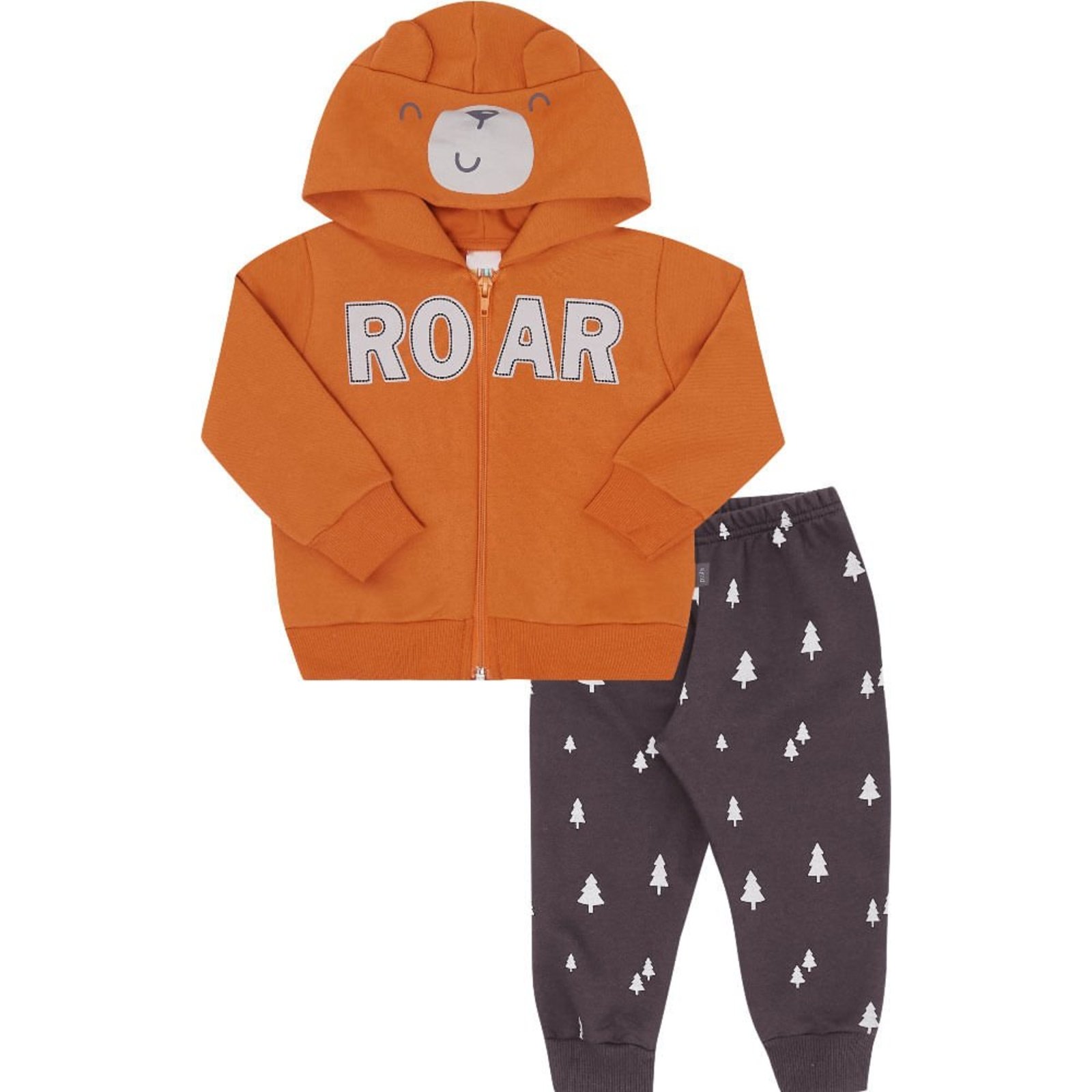 Infantil - Conjunto Menino - Ferrugem - 49564-1086 Laranja