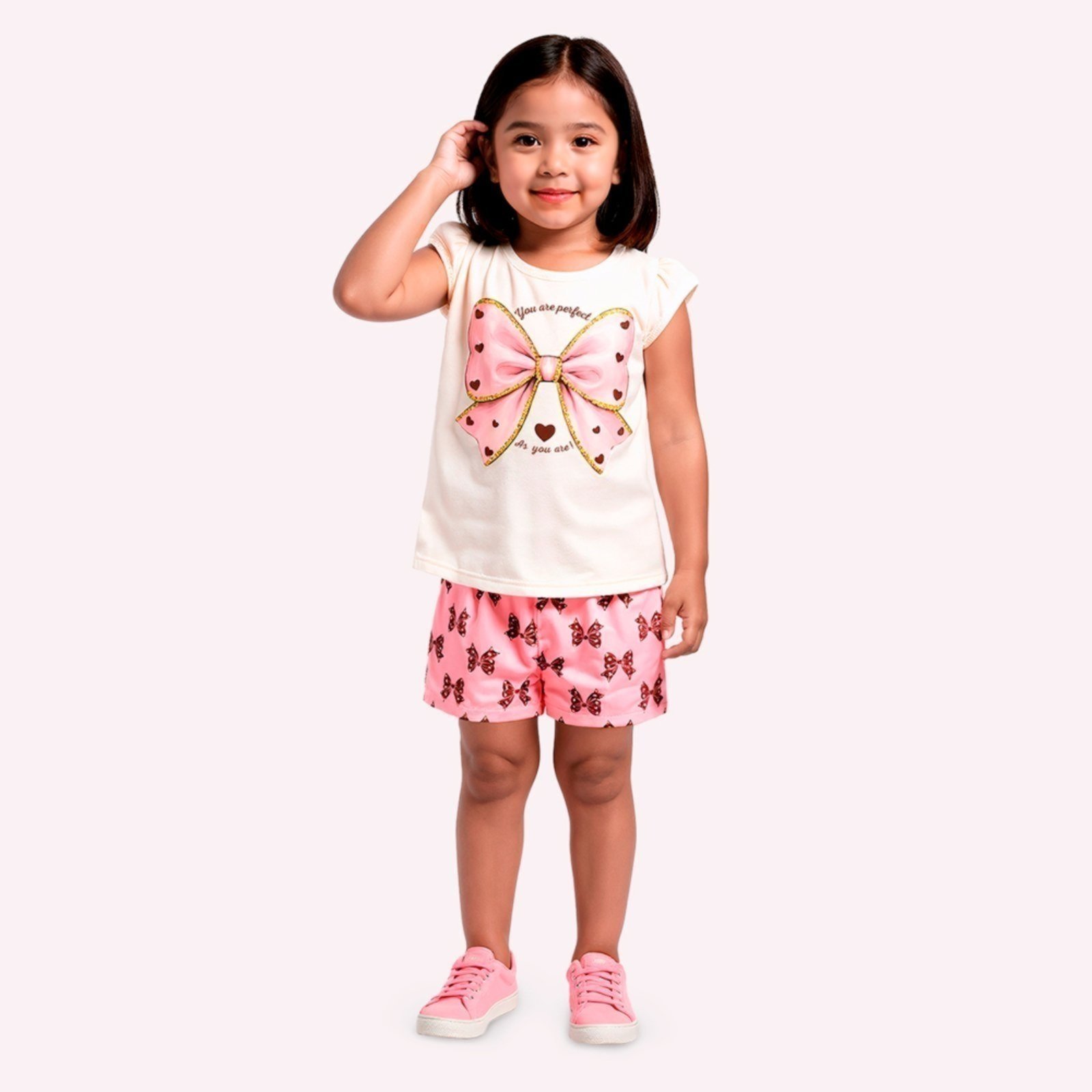 Infantil - Conjunto Menina Laços Kyly