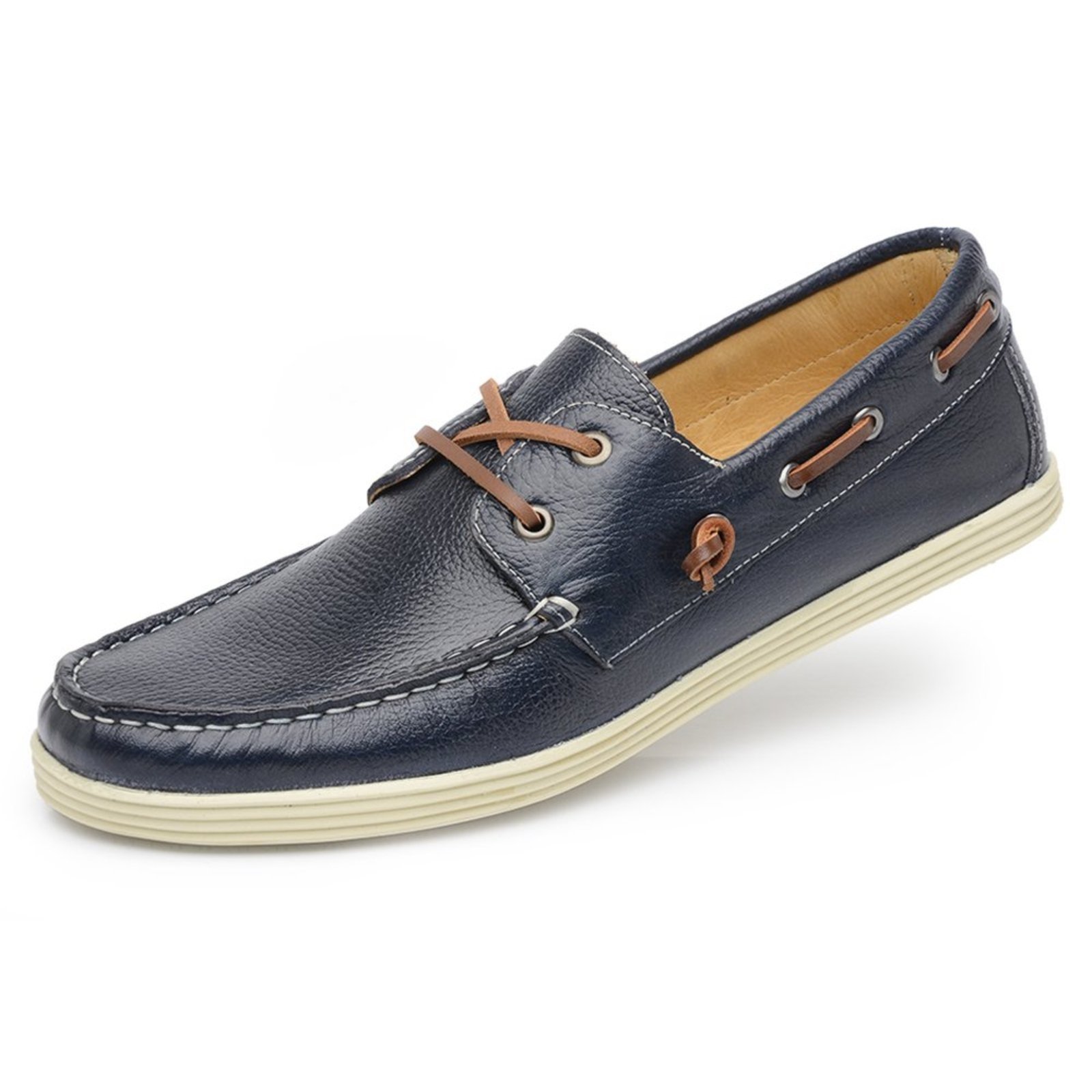 Mocassim Sider Jacometti Azul Marinho