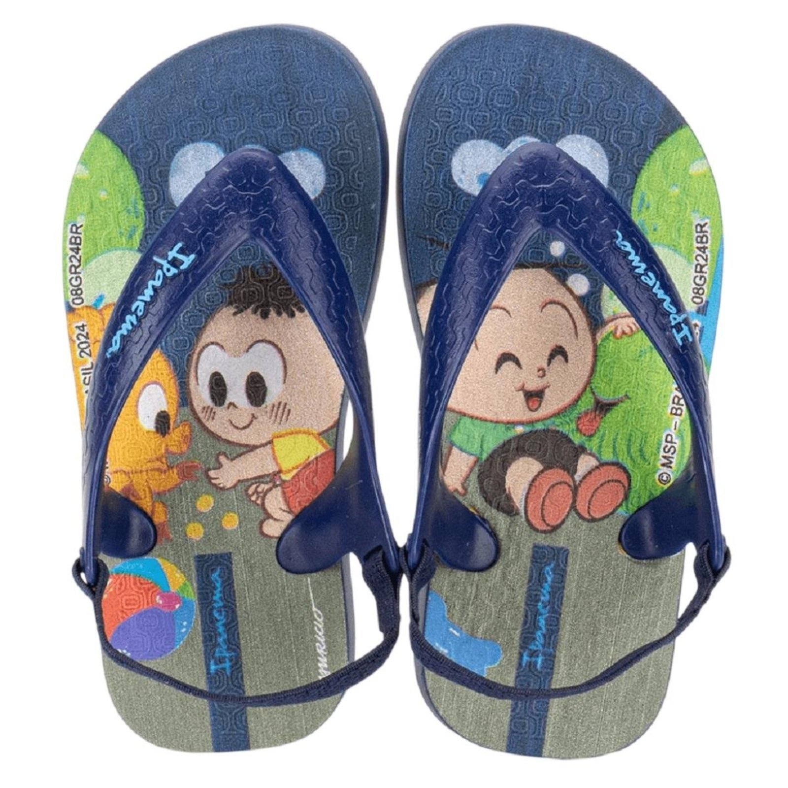 Infantil - Chinelo Menino Turma Da Monica Ipanema 26791 Azul