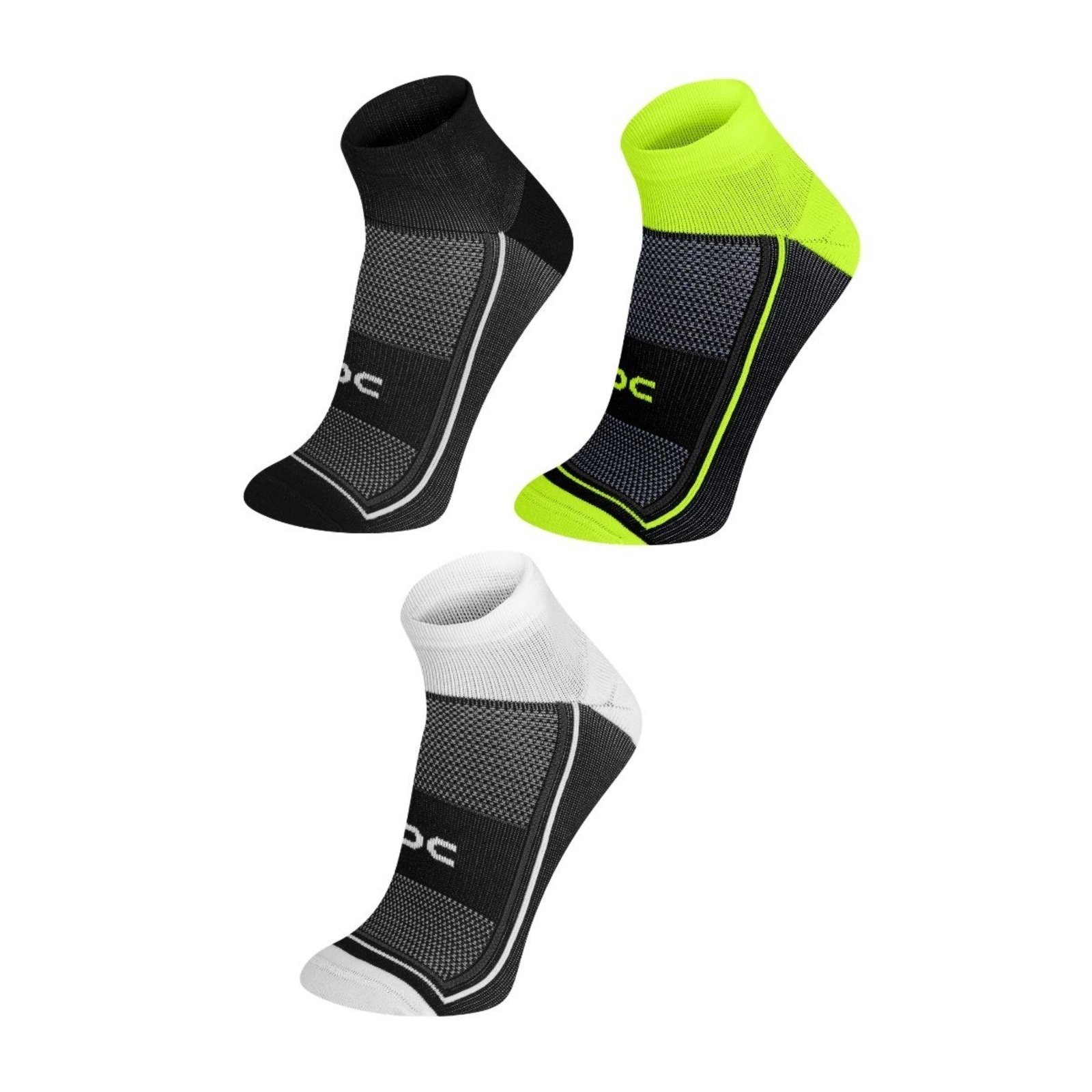 Infantil - Kit 3 Meia esportiva performance tecnologia anatômica mais confortável , ideal para praticar esportes com conforto e alta performance