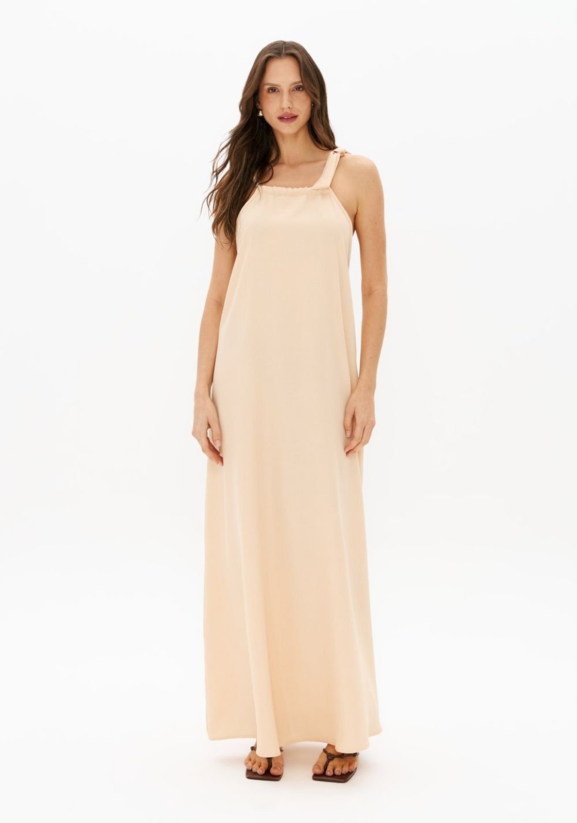 Vestido Super Midi Sem Manga Lança Perfume