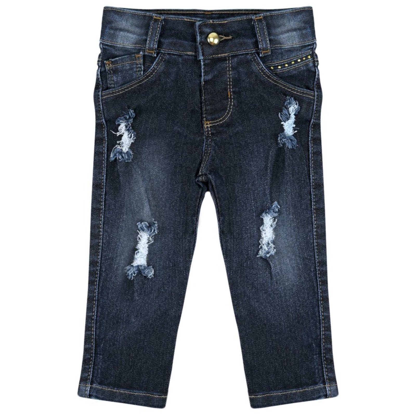 Infantil – Calça Look Jeans Skinny Jeans