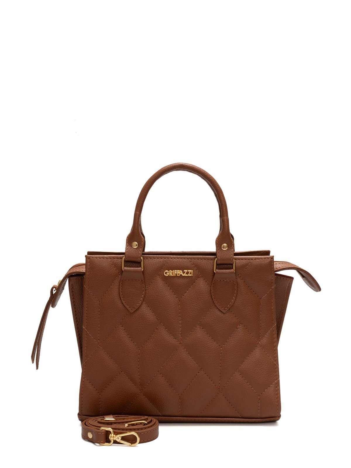 Bolsa de Couro Griffazzi Marrom