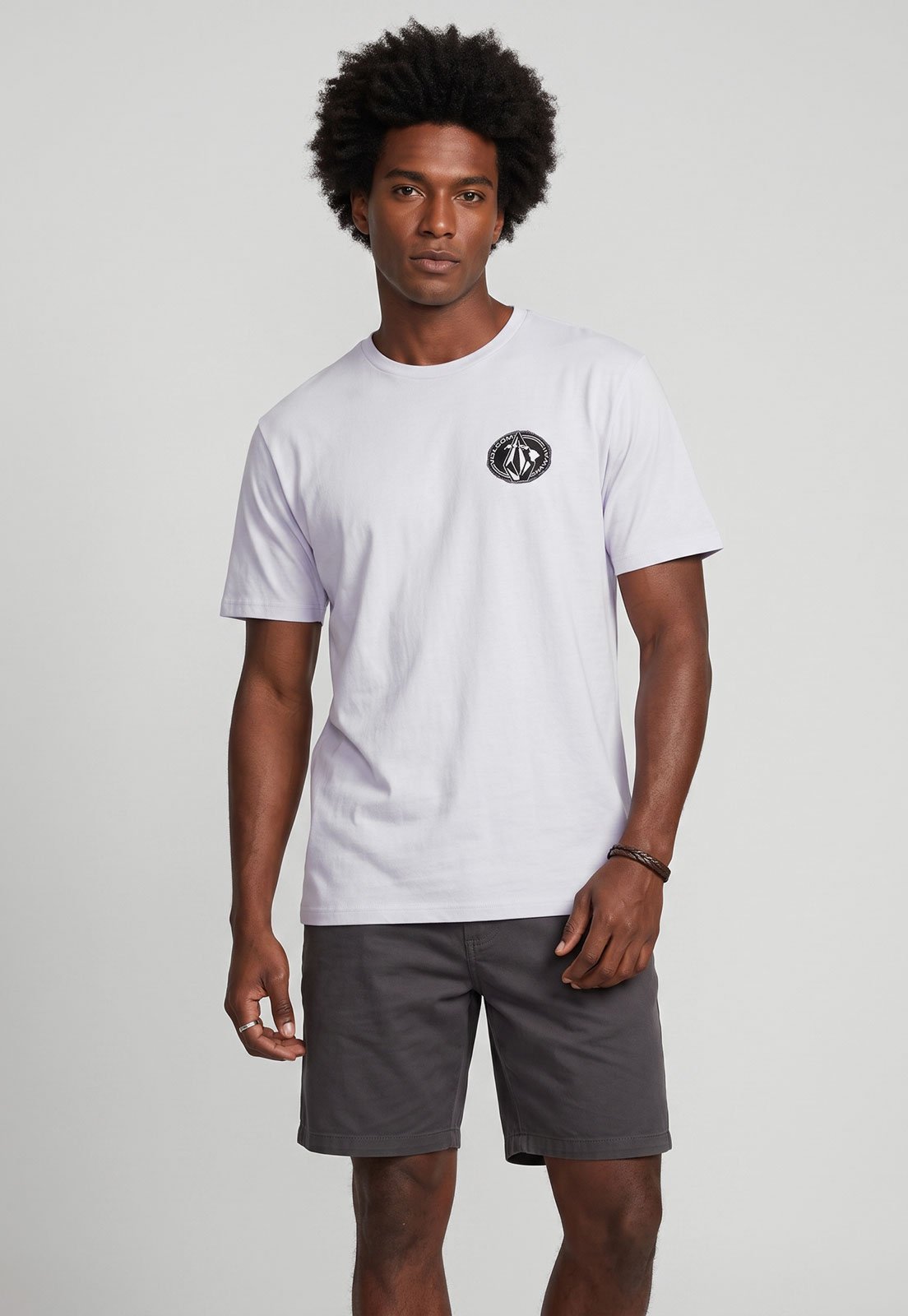Camiseta Masculina Volcom Silk Loopy Branco
