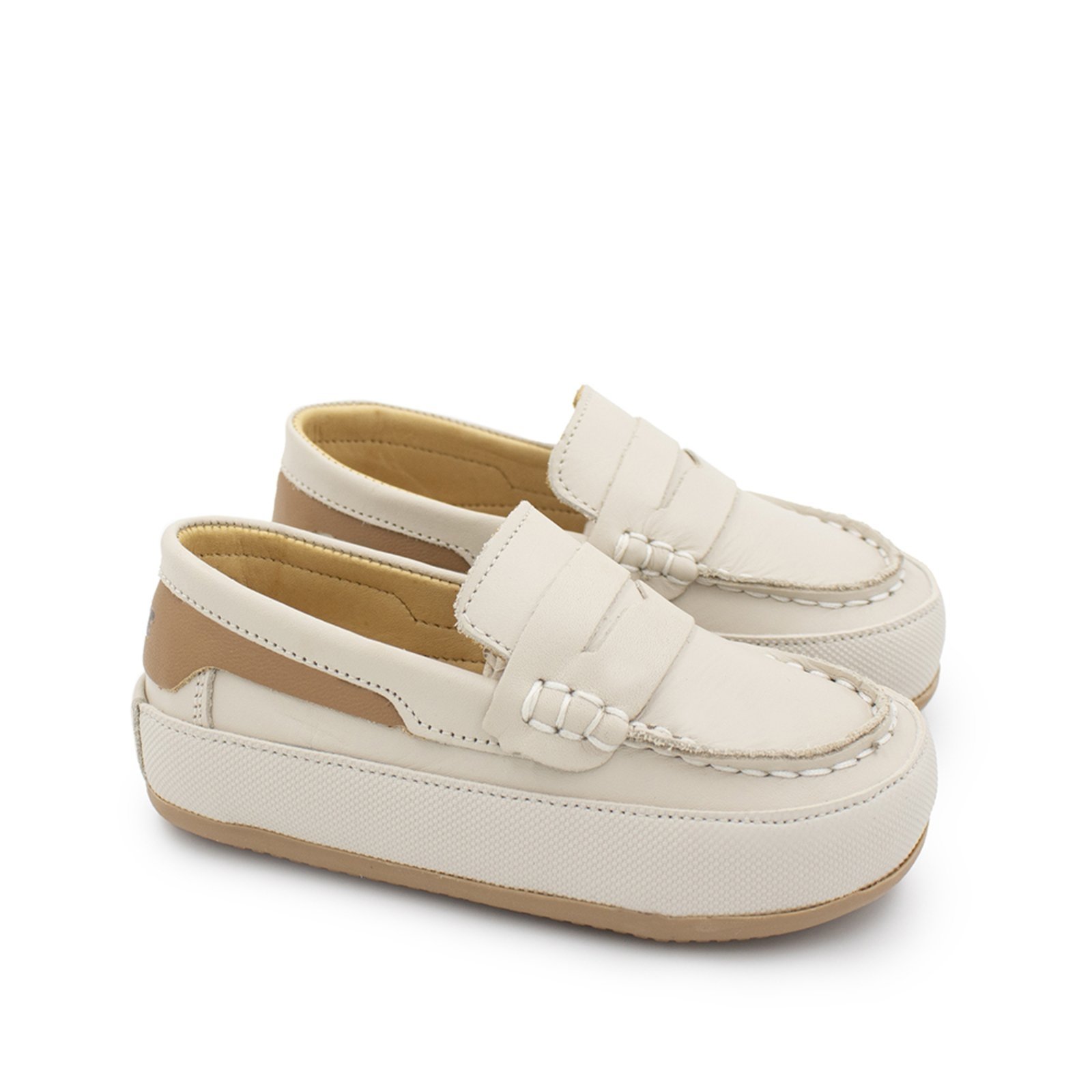 Vista 2 Infantil - Tênis Menino Blue Max Couro Off White Blue Infantis off-white blue Blue Infantis off-white blue