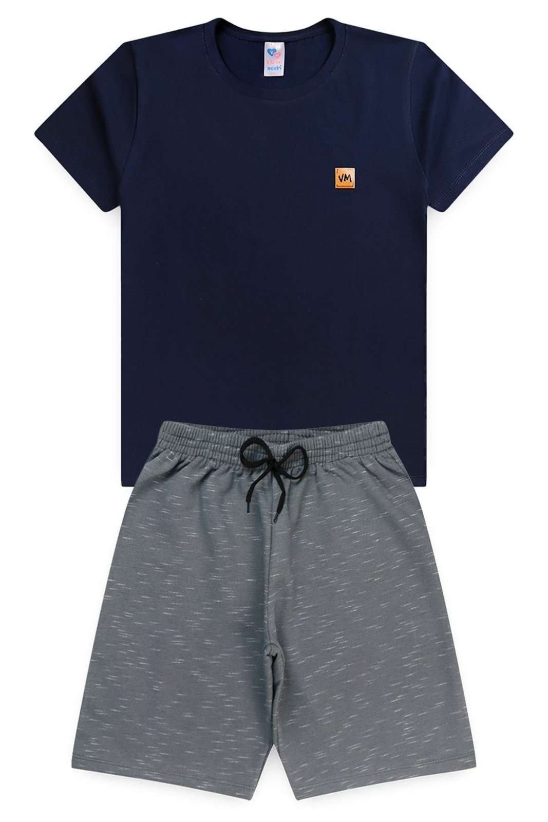 Infantil - Conjunto Juvenil Verão Masculino Vitrine Madri Mesclado
