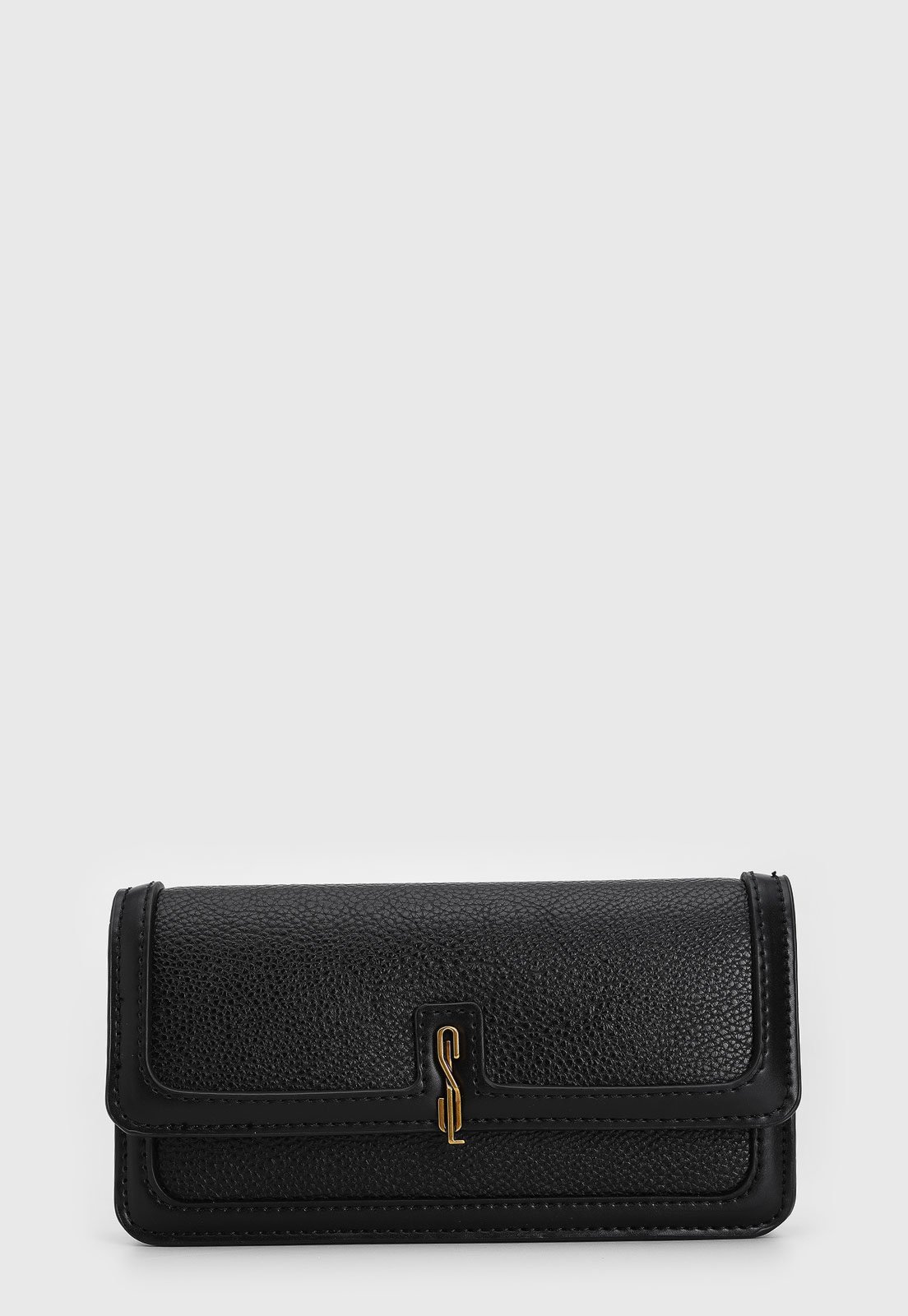 Vista 2 Bolsa Tiracolo Santa Lolla Alça Removível Preta preto Santa Lolla preto