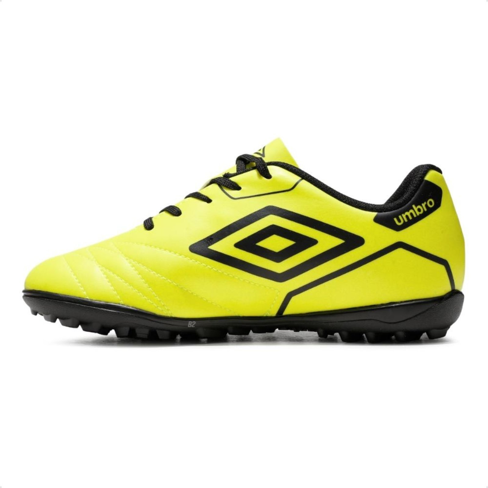 Vista 3 Chuteira Society Umbro Manchester Jr Umbro amarelo