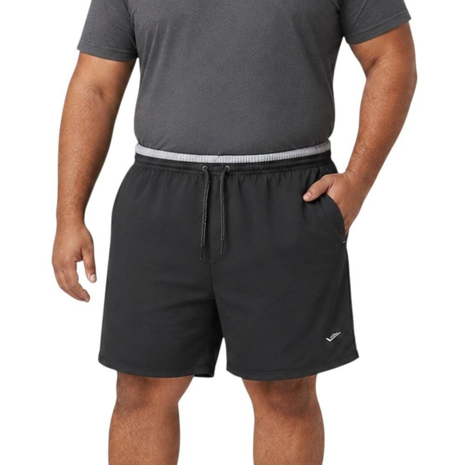 Bermuda Elite Neo Plus Size Masculina - Preto - ELITE