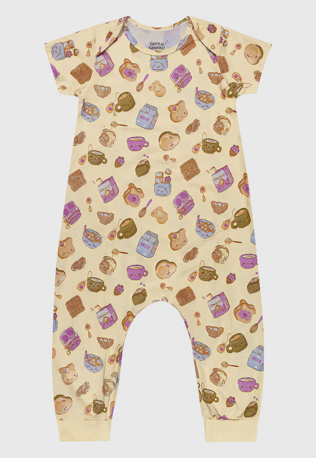 Vista 2 Pijama Elian Longo Full Print azul Elian azul