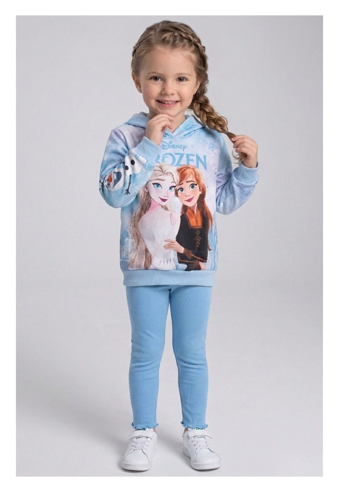 Infantil - Conjunto Disney Feminino Frozen Ana e Elsa Princesa