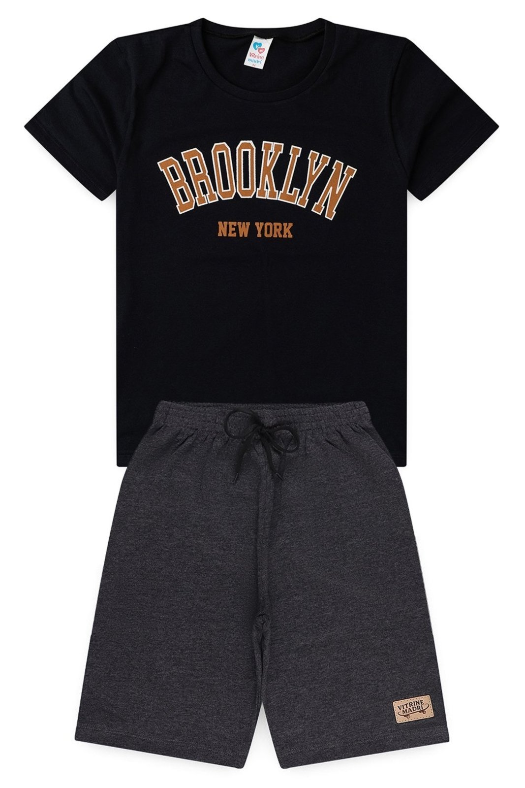 Infantil - Conjunto Juvenil Verão Masculino Brooklyn New York