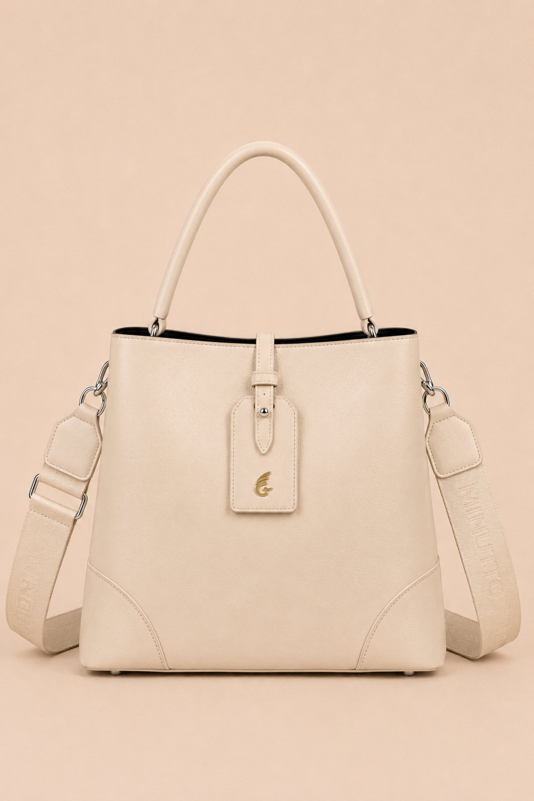 Bolsa Média Shoulder D Bell Outlet Fashion Branco