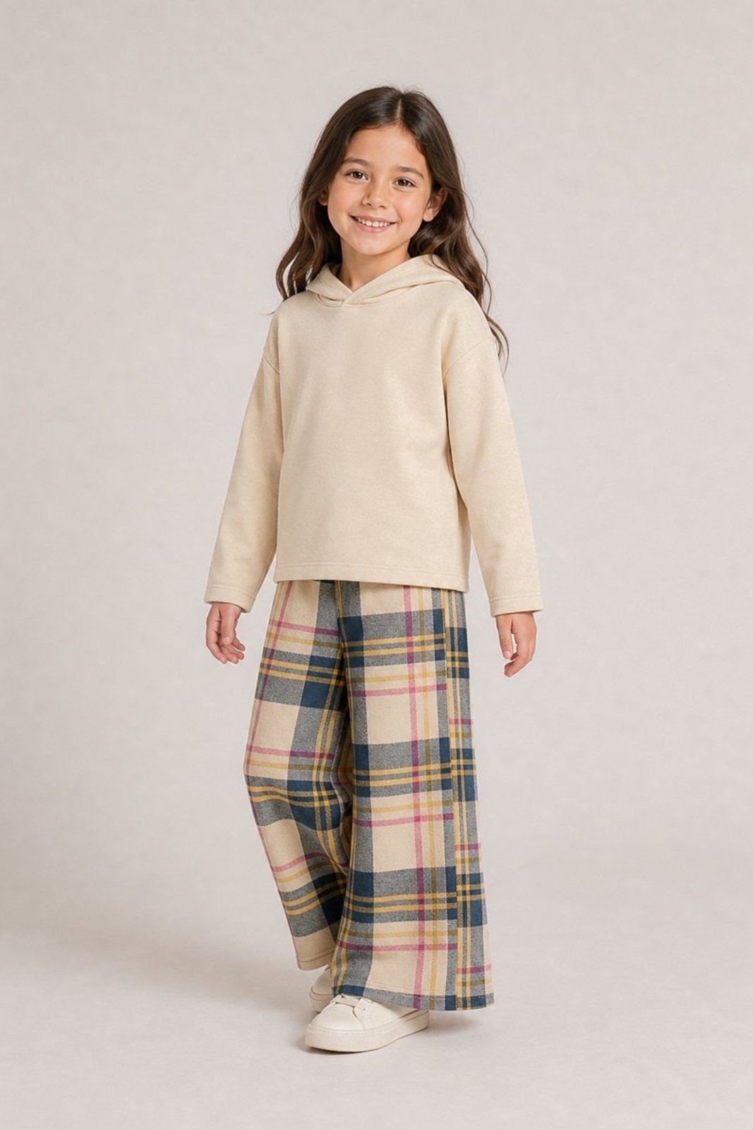 Infantil – Conjunto Bugbee Menina em Flanela Peluciada Creamy