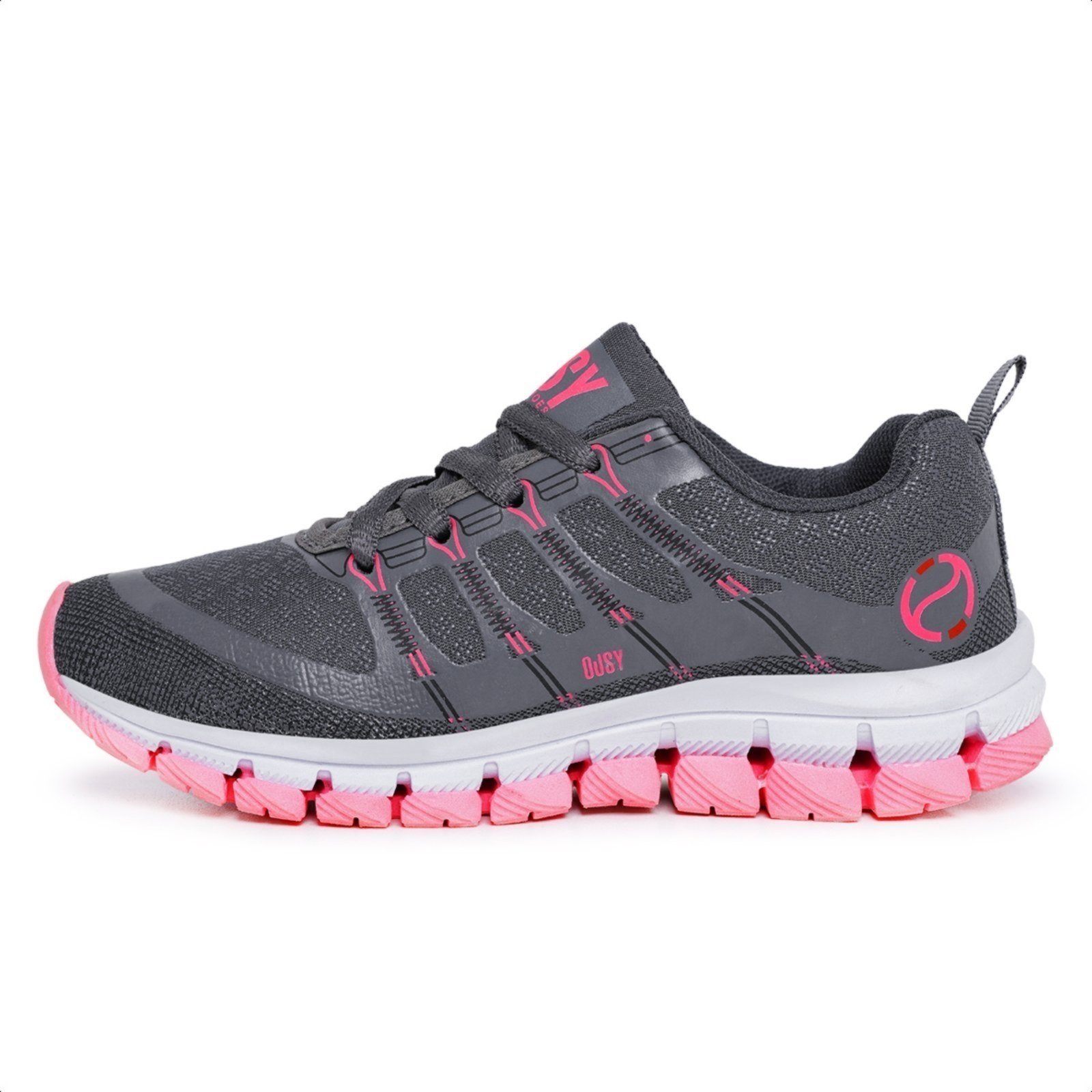 Vista 3 Infantil - Tênis Menina Casual Esporte Escola Confortável Macio Leve Feminino OUSY SHOES branco/preto OUSY SHOES branco/preto
