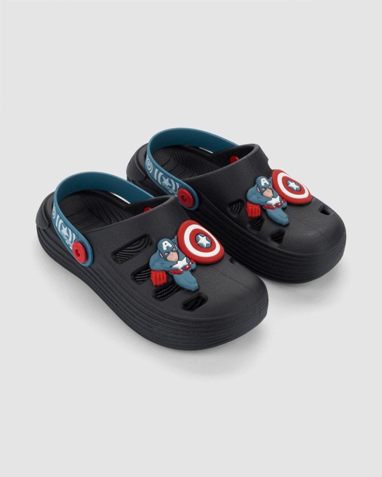 Infantil - Sandália Babuche Grendene Marvel Kicks Preto