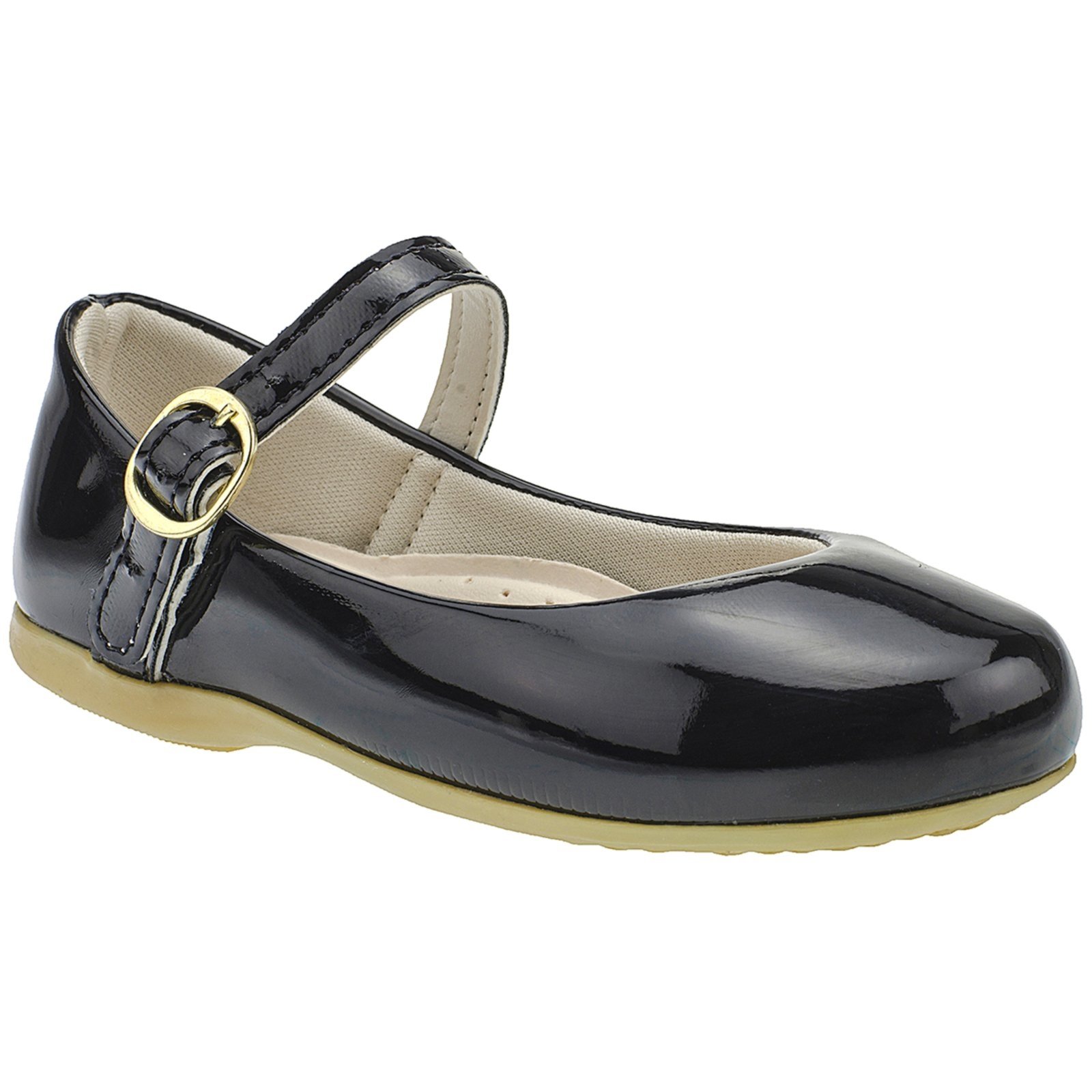 Infantil – Sapatilha Basica Verniz Preto Menina 3001