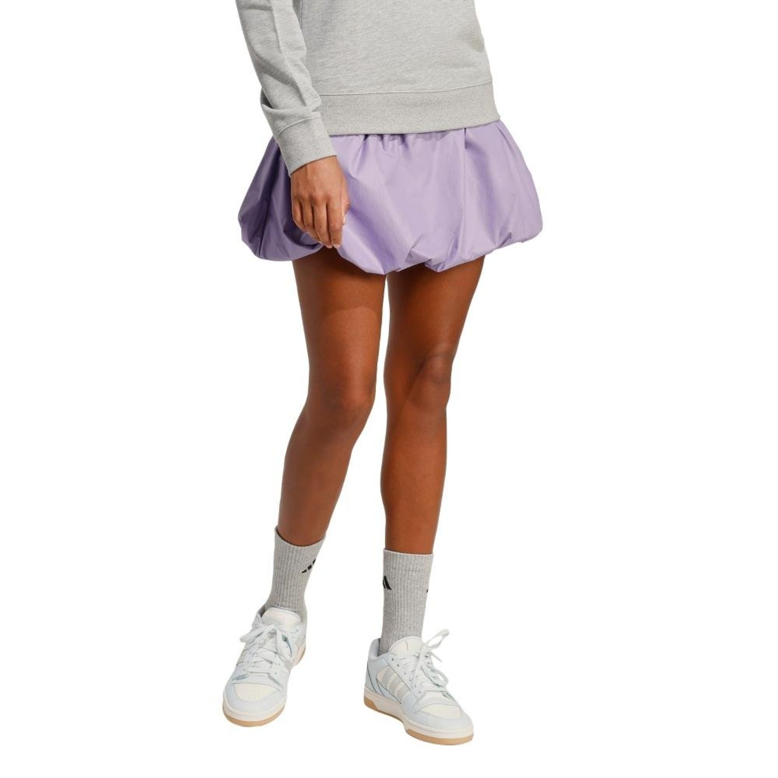 Saia Balonê Malha Seasonal Essentials adidas Sportswear Roxo