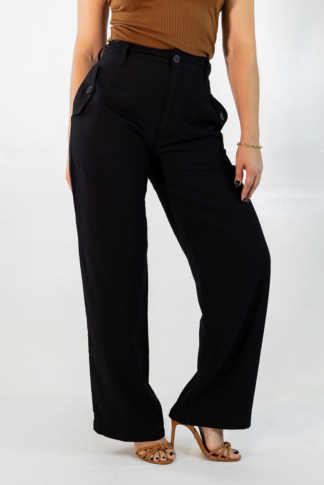 Calça Feminina Alta Wide Leg Marant Anticorpus