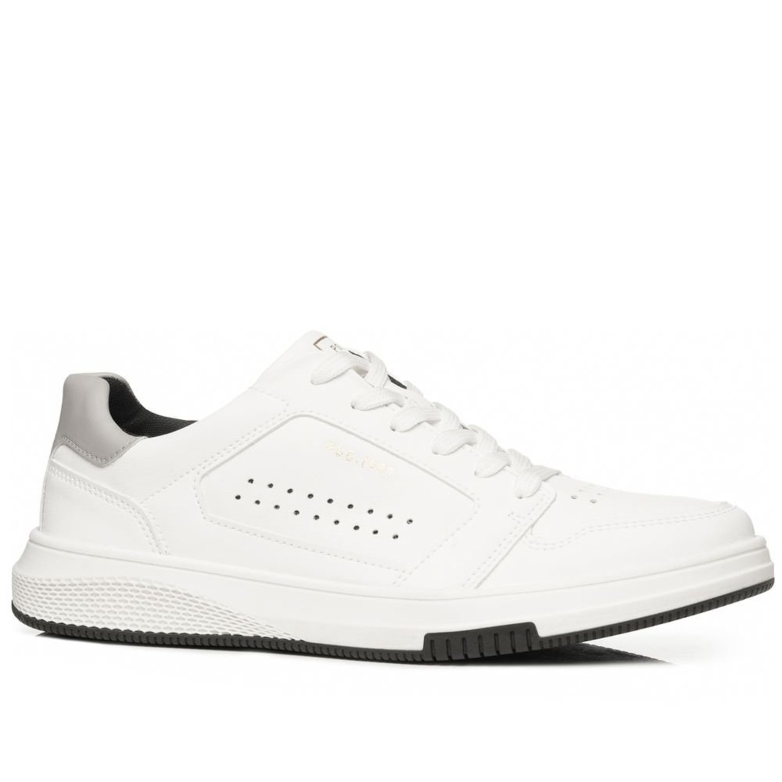Tênis Casual Pegada Masculino em Microfibra Branco 172403-01 Sapatenis Pegada Masculino em Microfibra Branco 172403-01 43