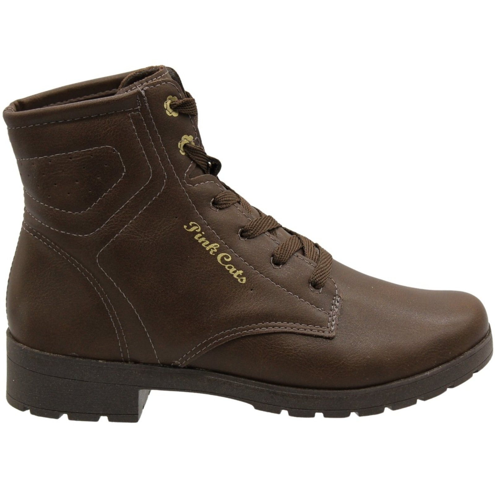 Infantil - Bota Cano Baixo Pink Cats Berteli Menina