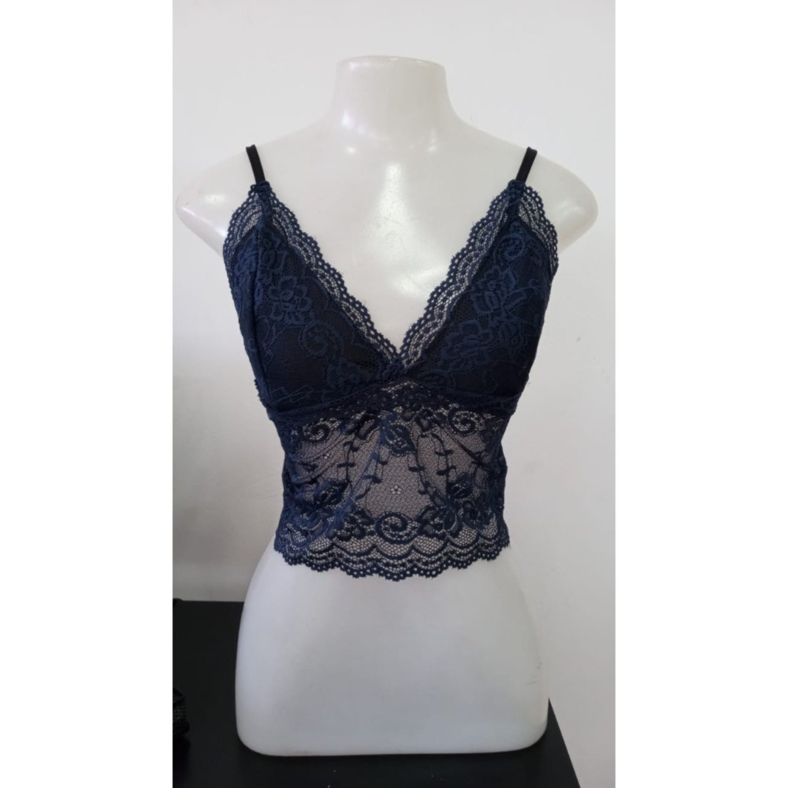 Vista 2 Sawary Fashion Top De Renda Mermaid nude Sawary Fashion nude