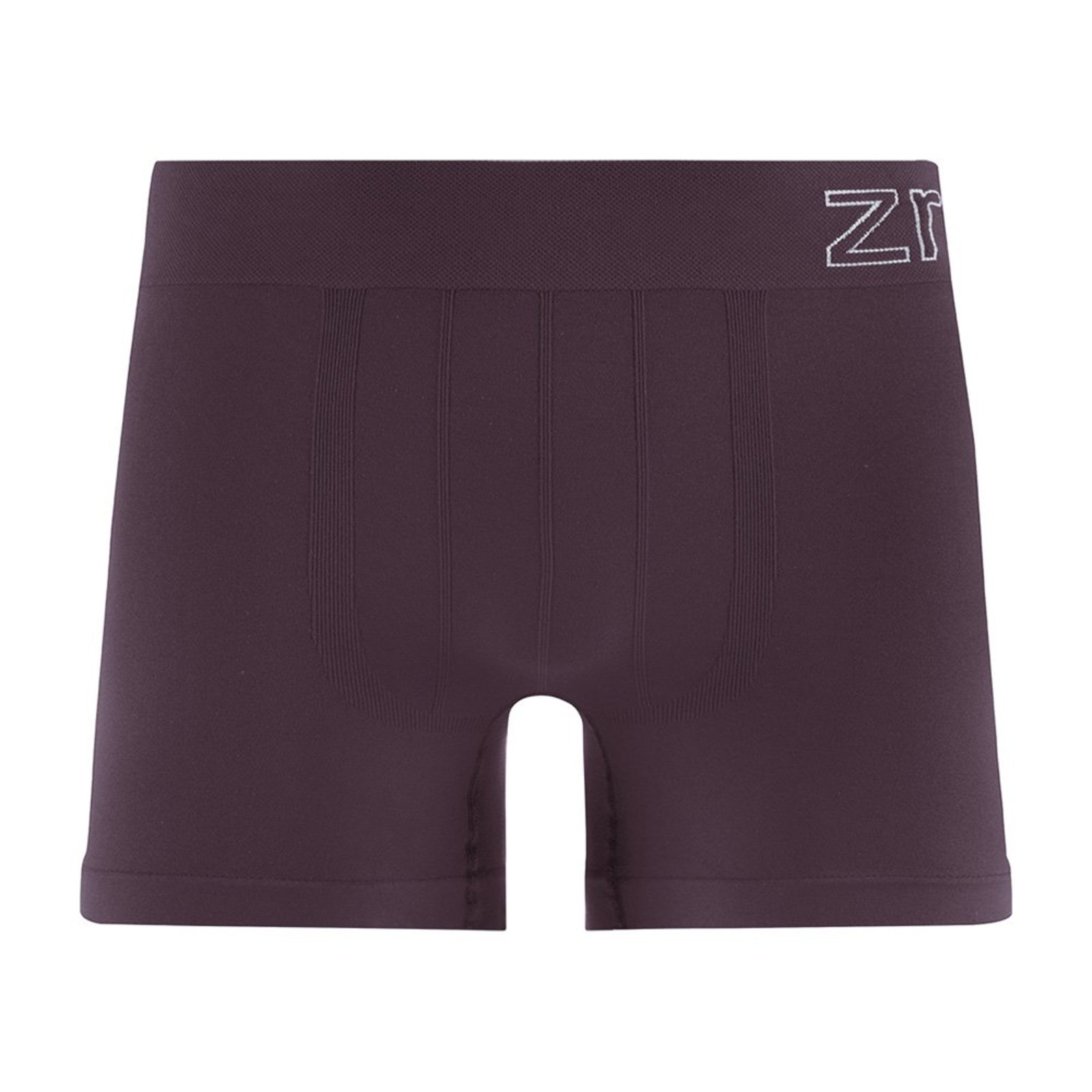 Cueca Boxer Plus Size sem Costura Lisa Marrom