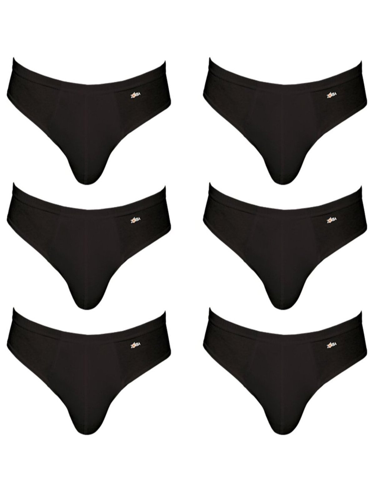Kit com 6 Cuecas Zorba Slip Algodao 722