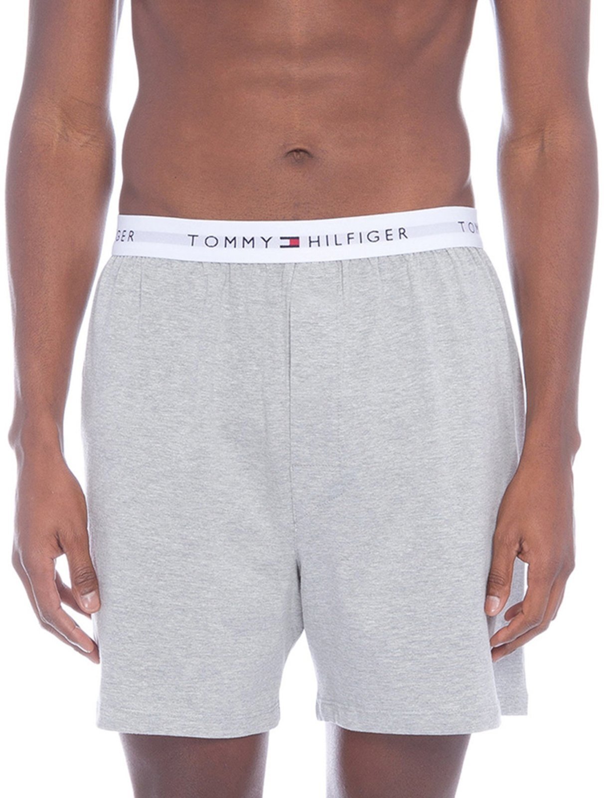 Vista 3 Cueca Tommy Hilfiger Box Core Knit Interlock Athletic cinza Tommy Hilfiger cinza