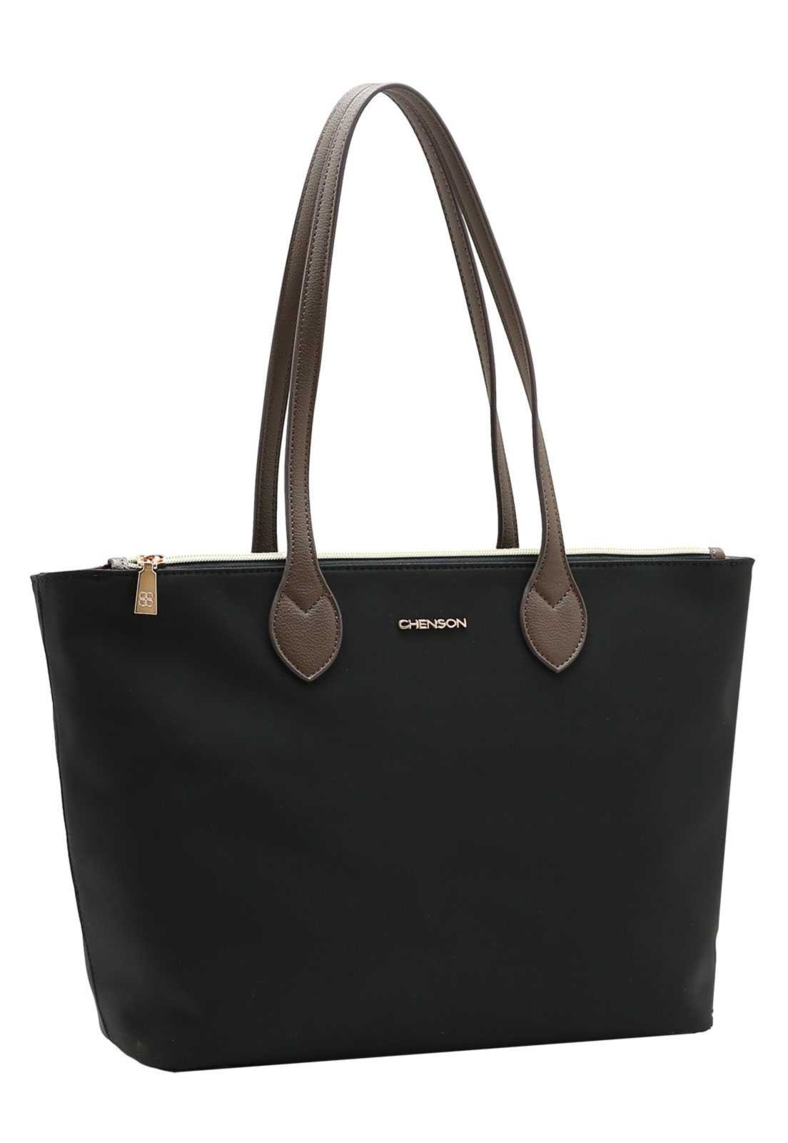 Bolsa Feminina Chenson Ombro Microfiber 3185448 Preto