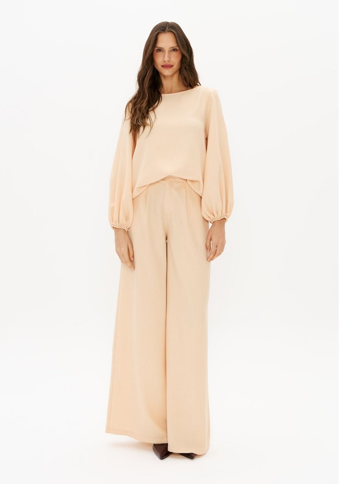 Calça Pantalona Cintura Alta Lança Perfume