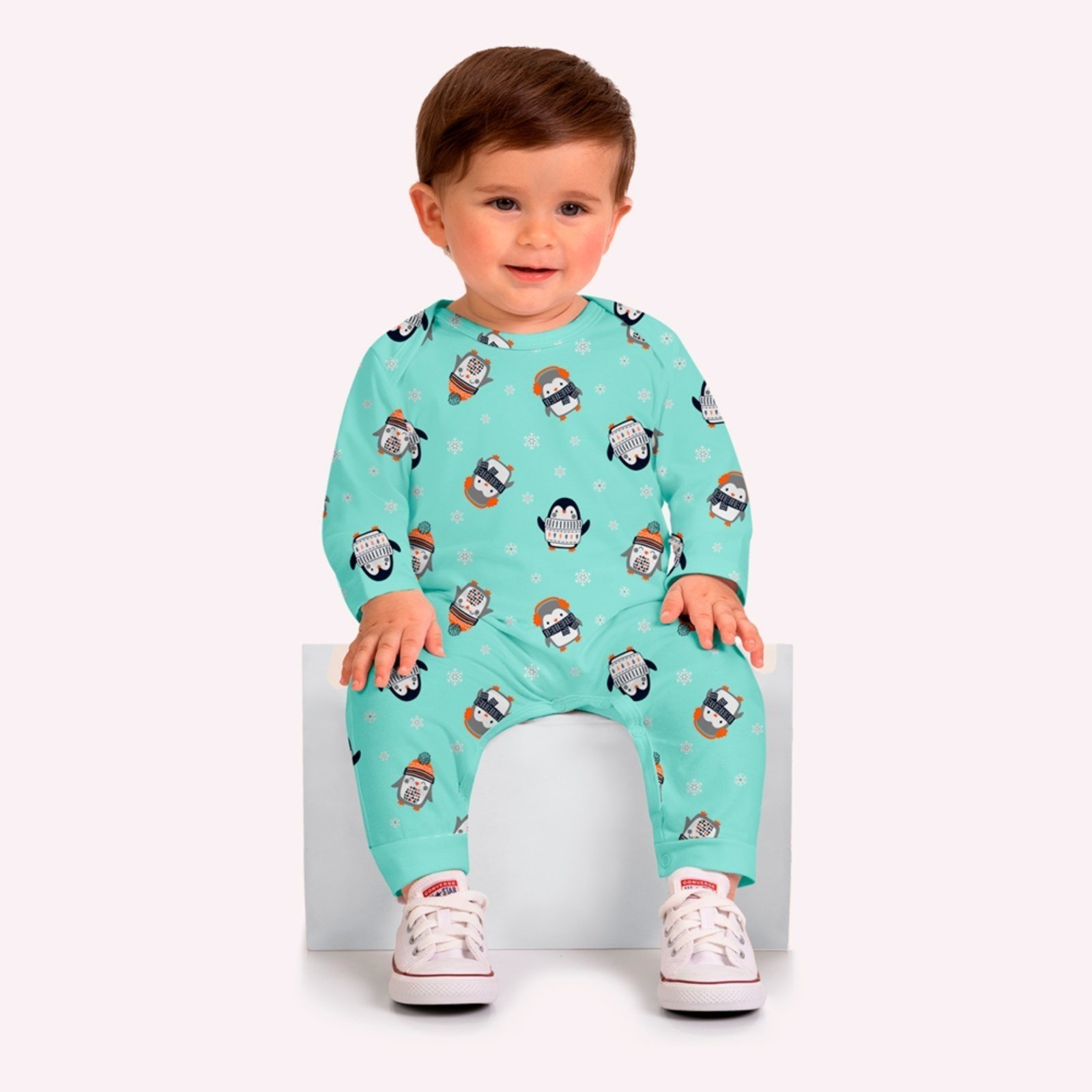 Infantil - Macacão Menino Bordado Kyly