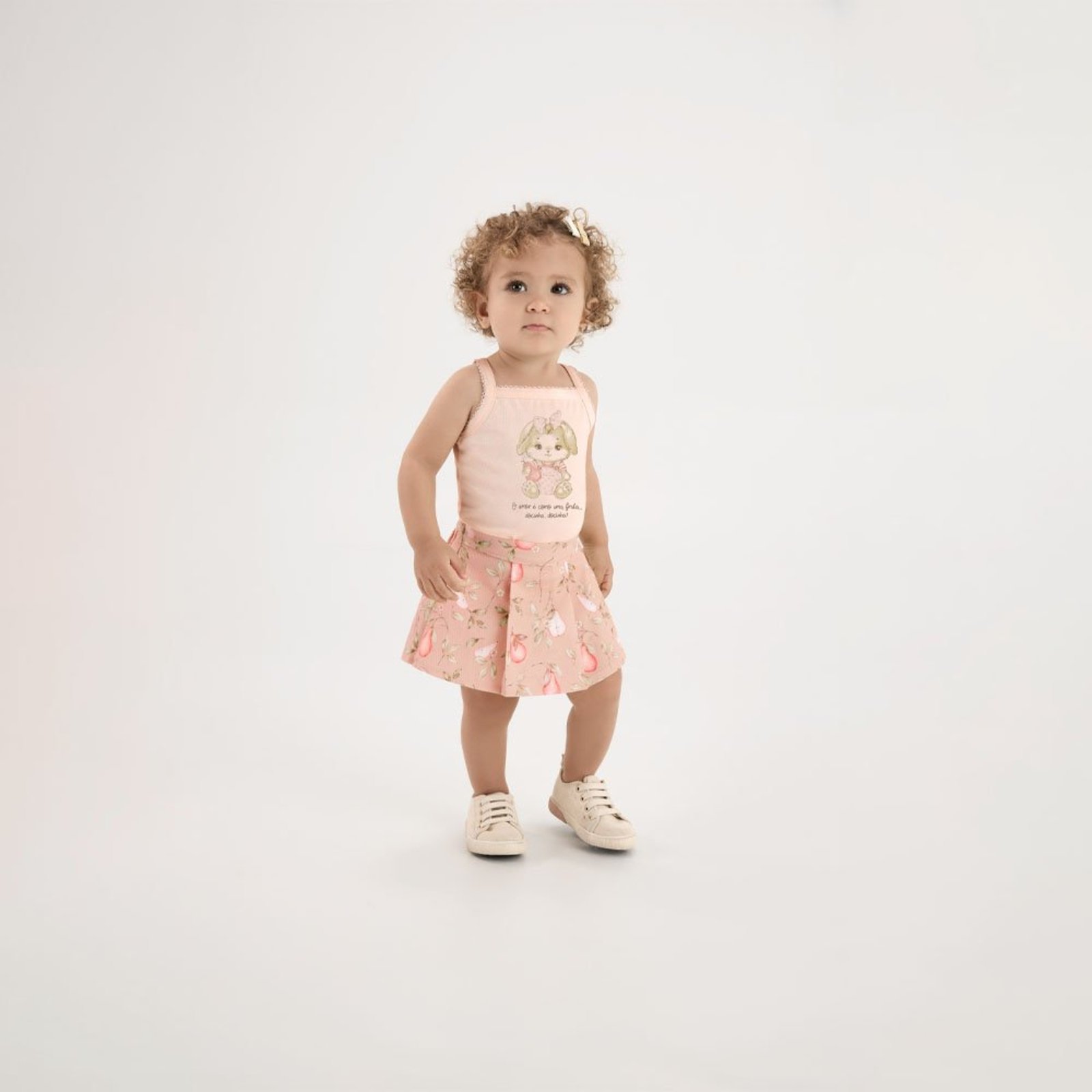Infantil - Conjunto Rosa Pulla Bulla Menina - 53620-1298