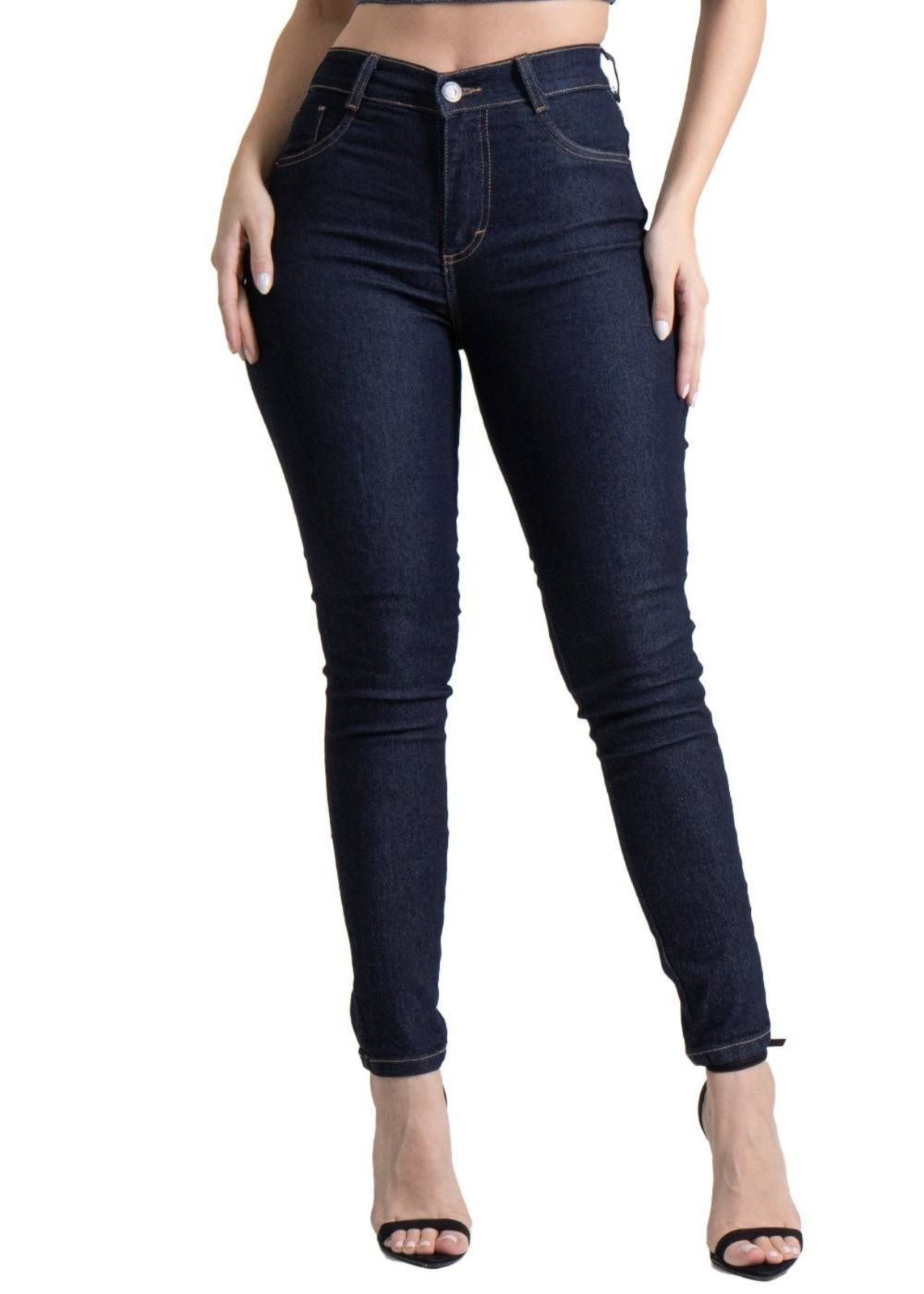 Calça Sawary Jeans Feminina Cigarrete – 266150 – Azul – Sawary