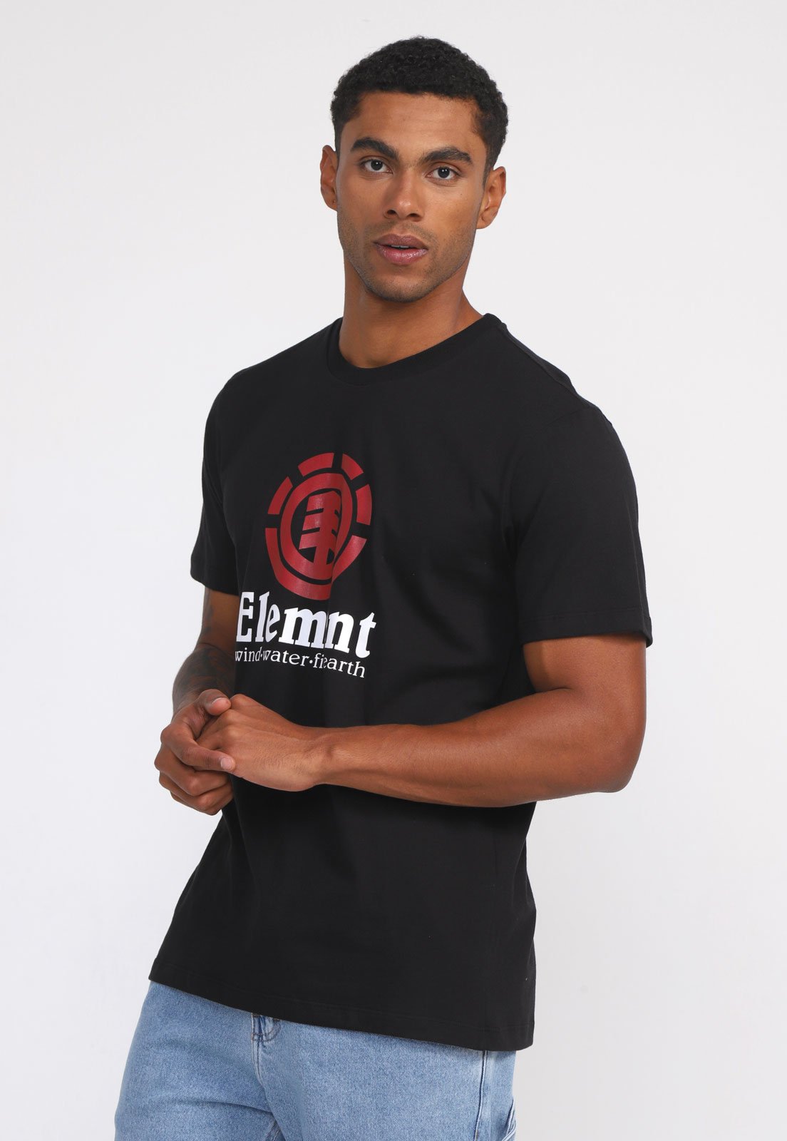 Camiseta Element Vertical Preta