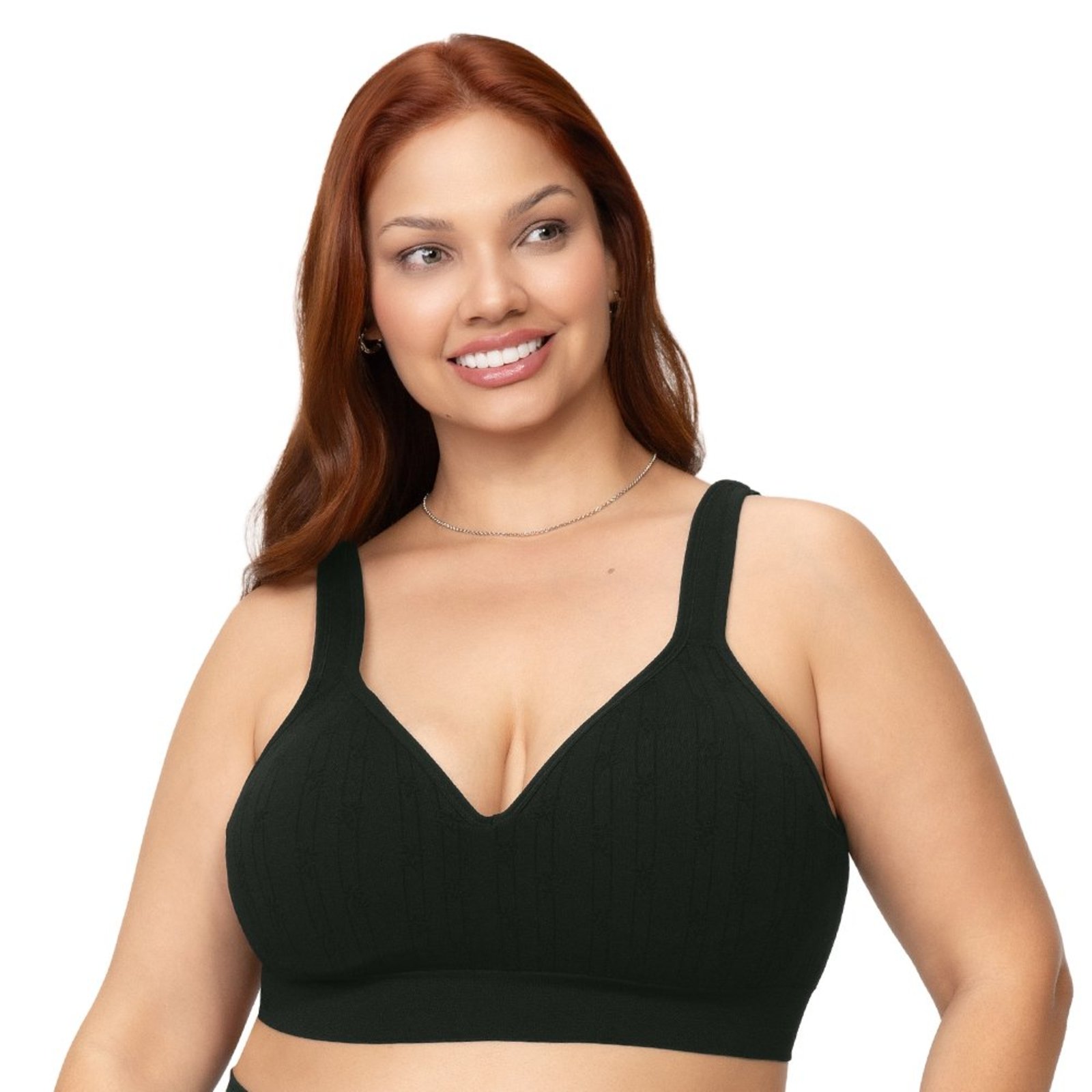 Sutiã Comfort Plus Size Bojo Macio sem Bolha Alças Largas e Reguláveis Preto