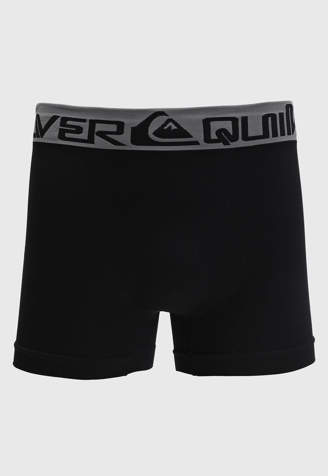 Kit 2pçs Cueca Quiksilver Boxer Cós Largo Preta