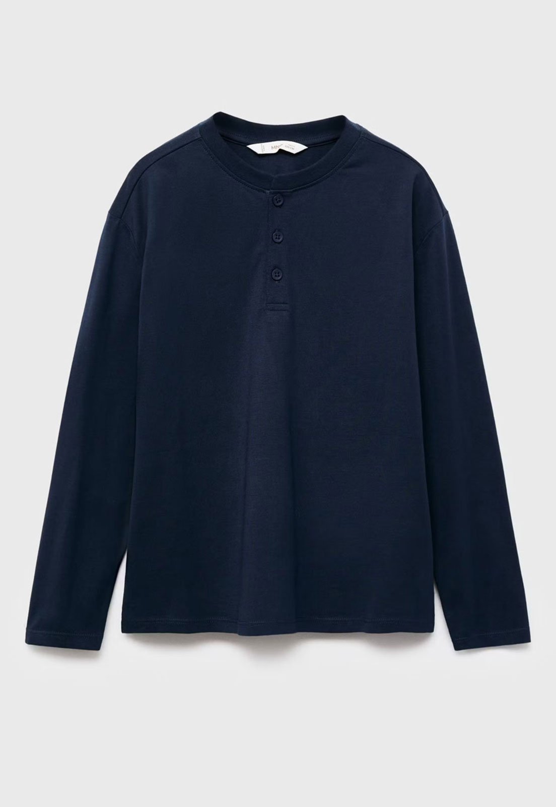 Infantil - Camiseta MANGO Manga Longa Azul