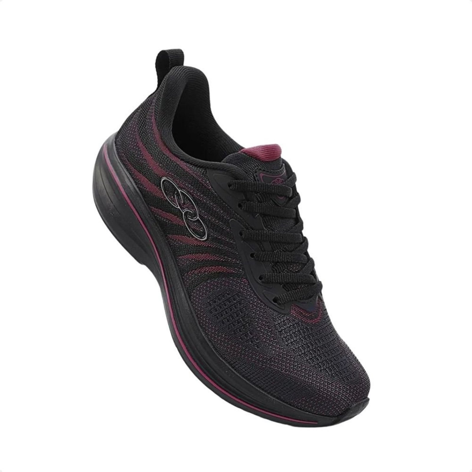 Vista 3 Tênis Running Feminino Olympikus Bruma preto OLYMPIKUS preto