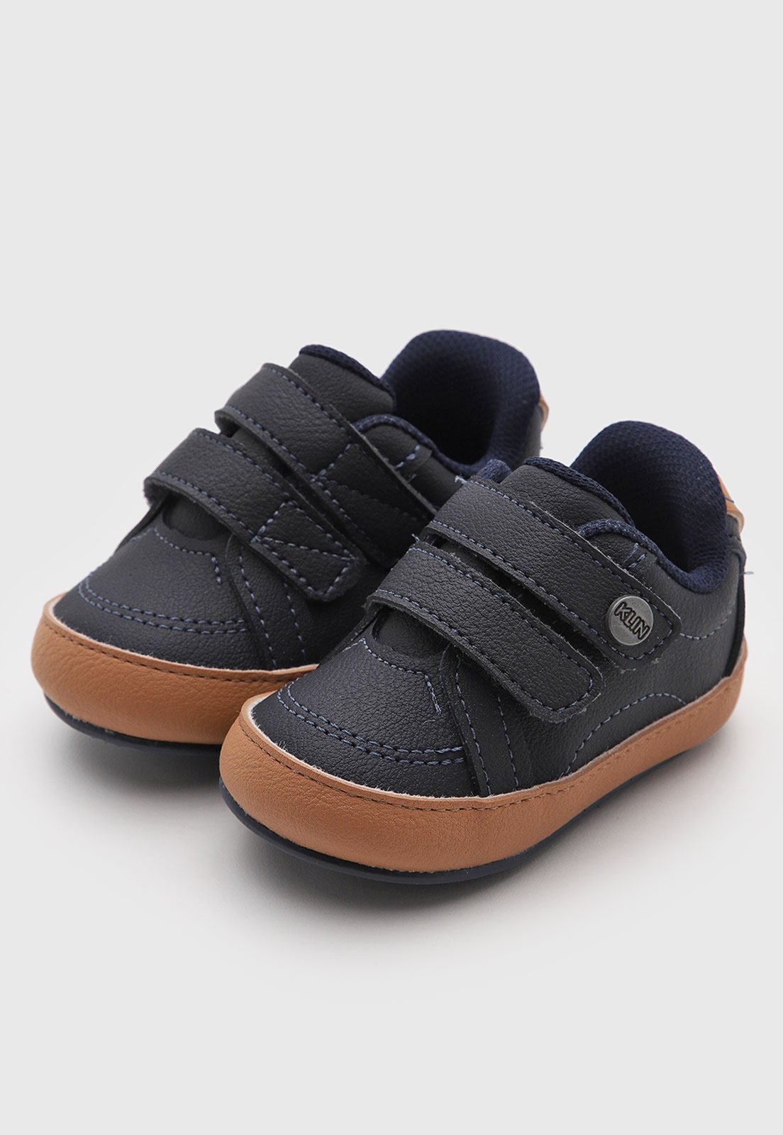 Infantil - Tênis Klin Cano Baixo Azul Marinho