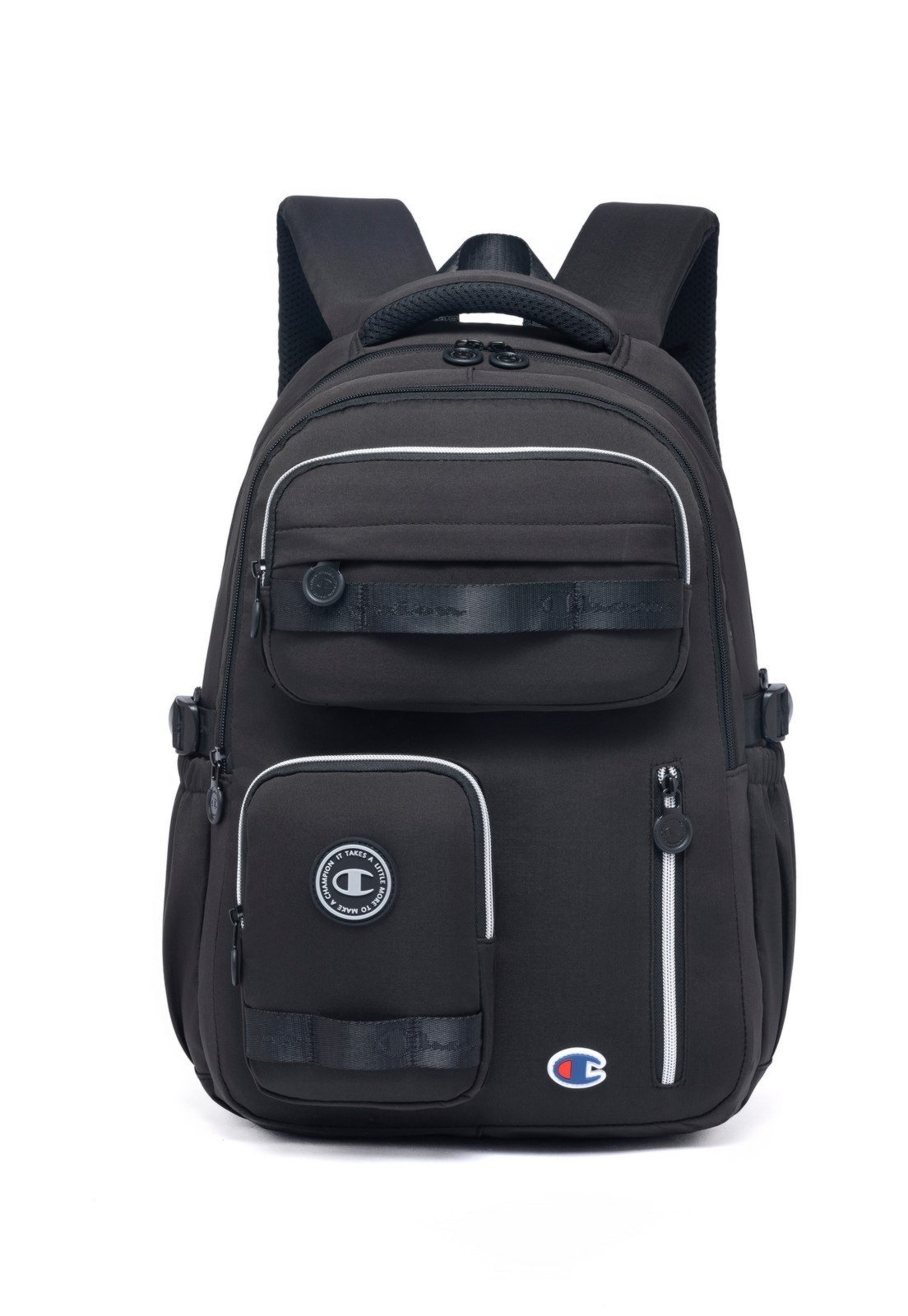 Mochila Champion Original Reforçada Juvenil Bolsos Espaçosa